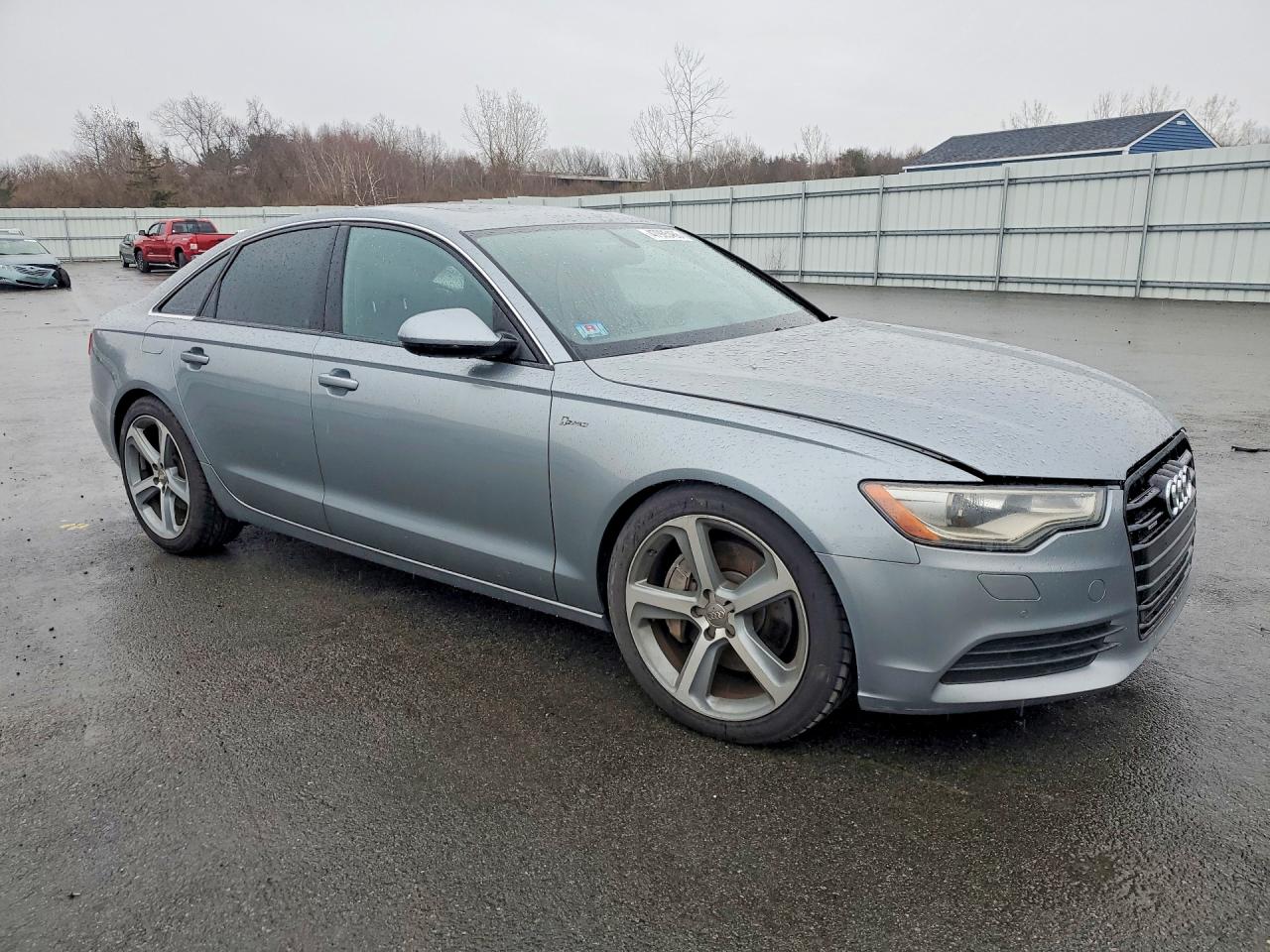 2013 Audi A6 Premium Plus Silver vin: WAUGGAFC8DN063225
