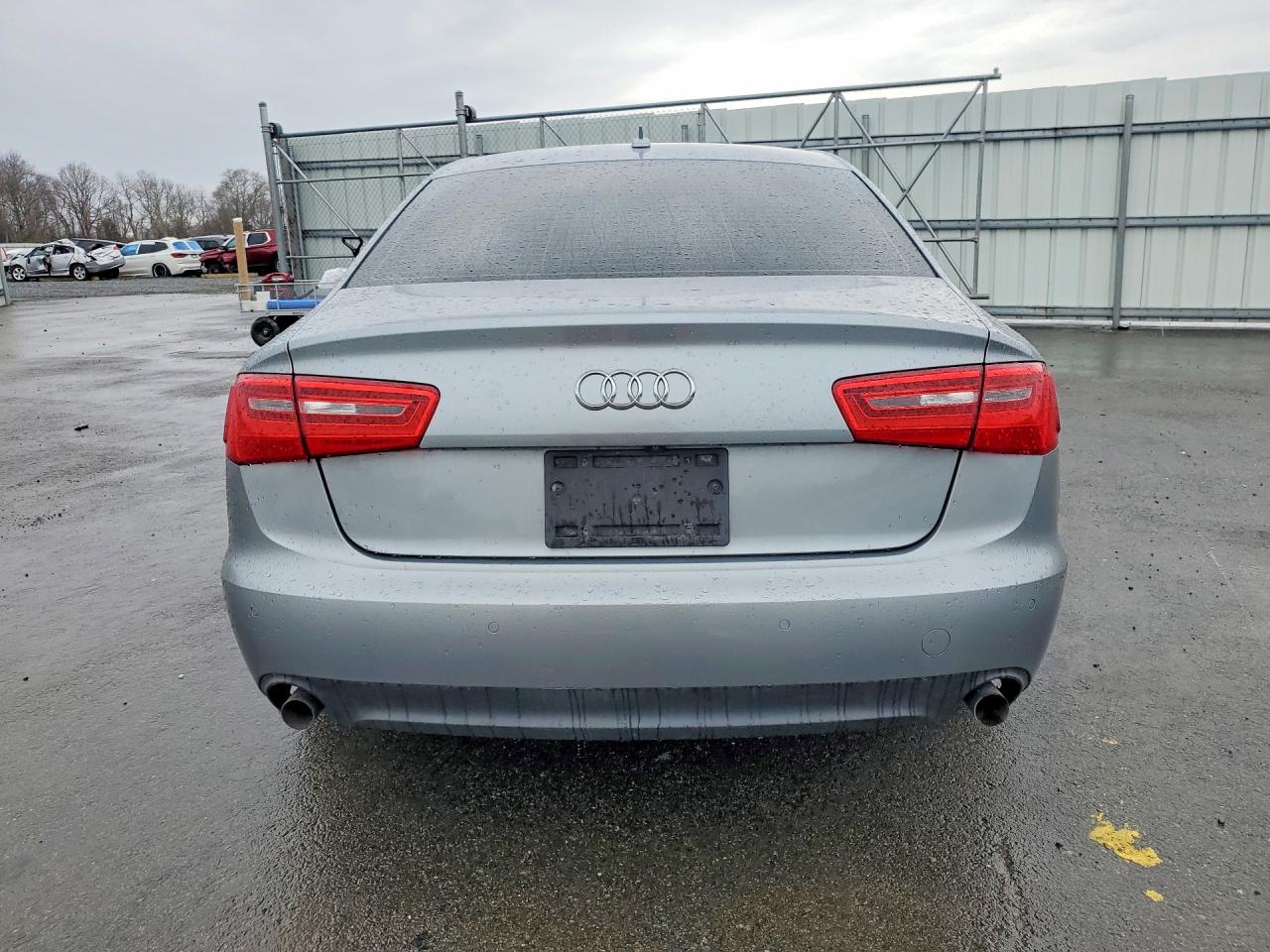 2013 Audi A6 Premium Plus Silver vin: WAUGGAFC8DN063225
