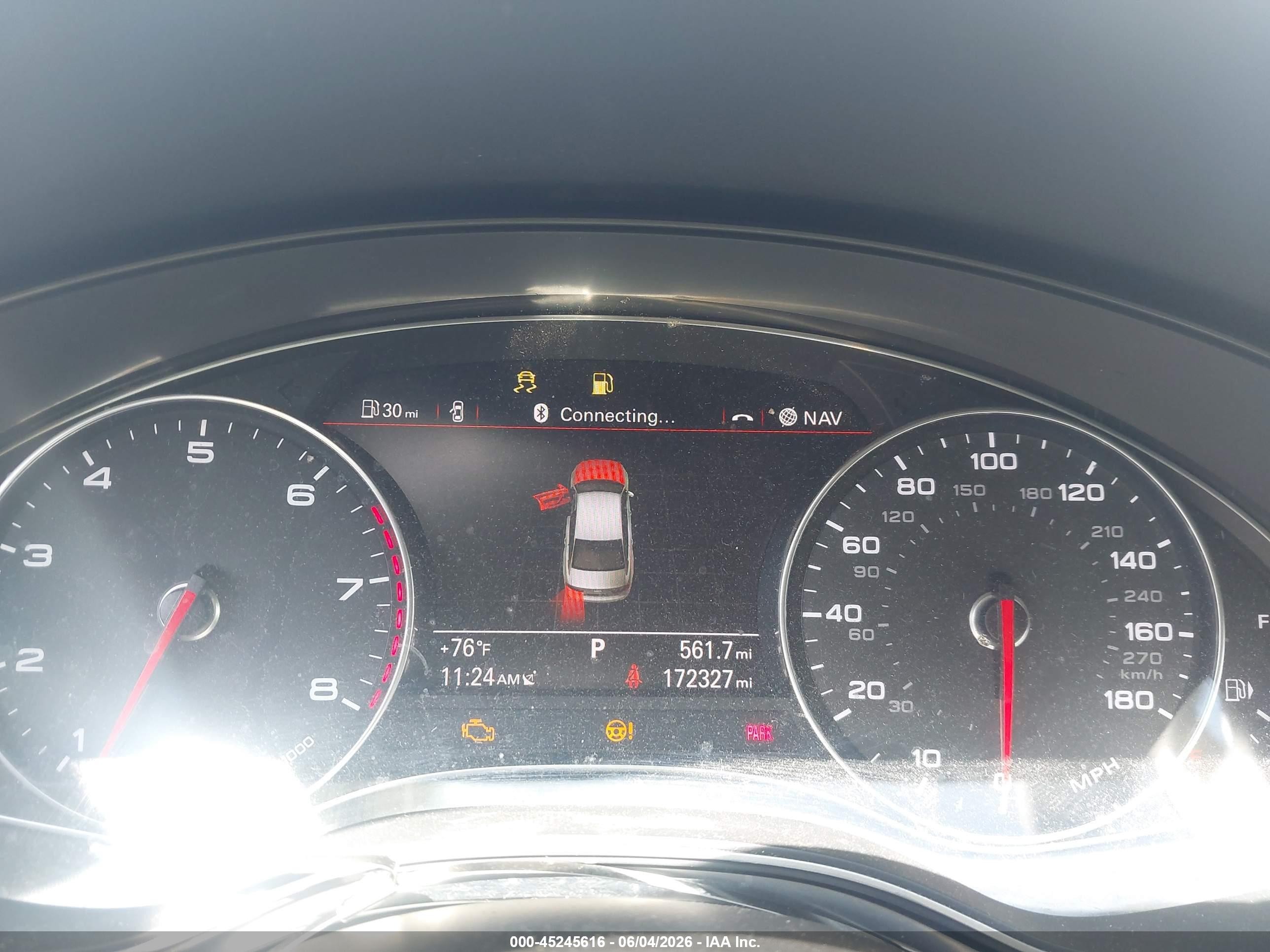 2013 Audi A6 3.0t Premium Black vin: WAUGGAFC8DN079893