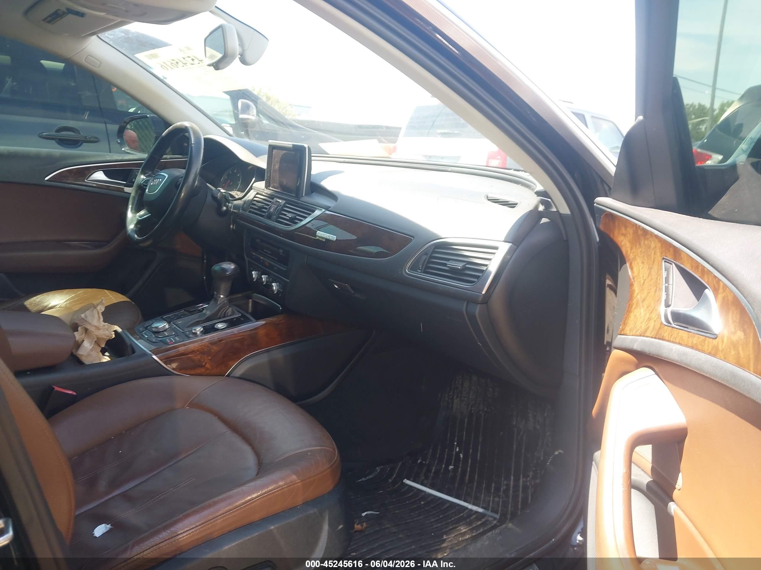 2013 Audi A6 3.0t Premium Black vin: WAUGGAFC8DN079893