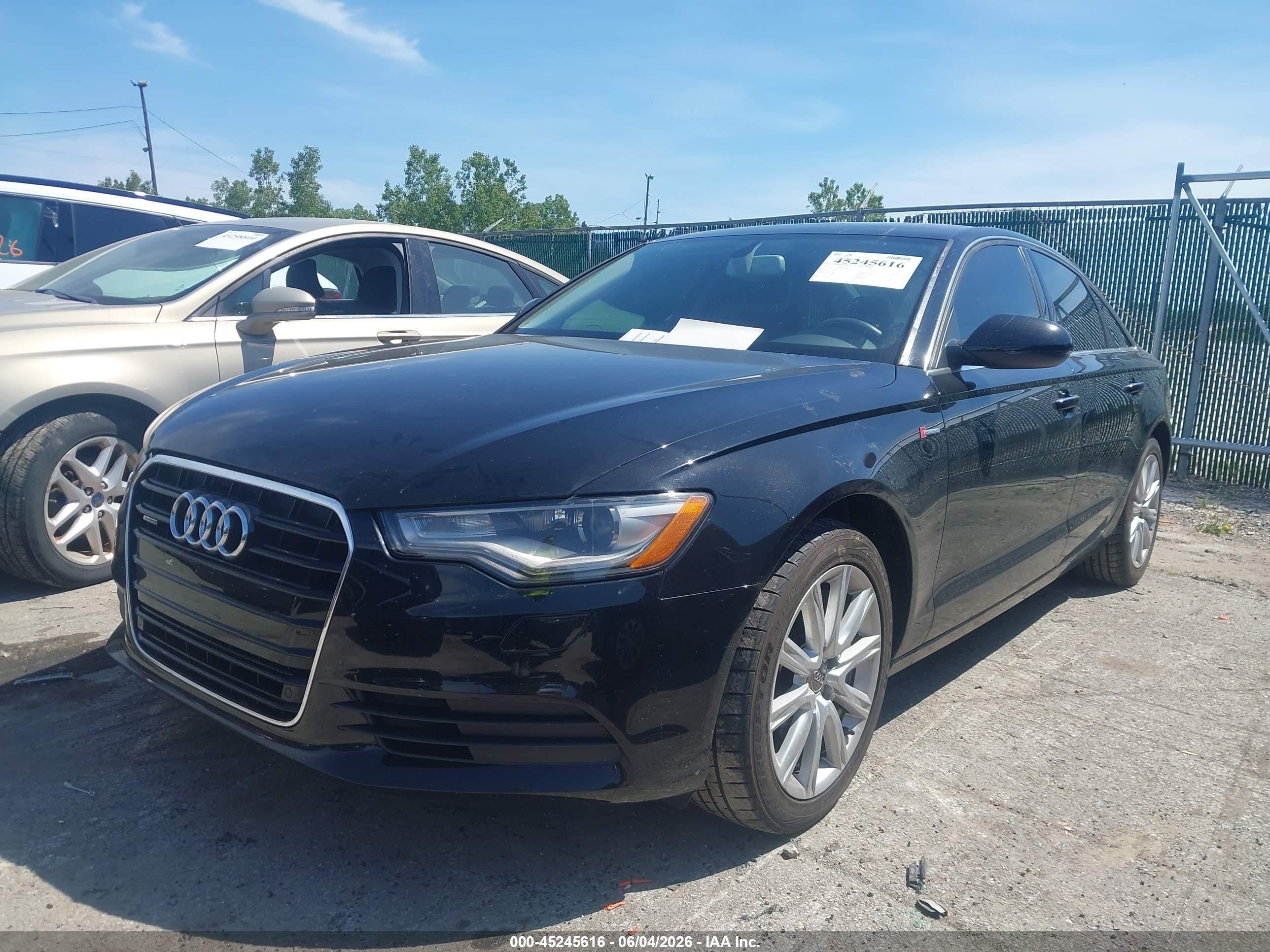 2013 Audi A6 3.0t Premium Black vin: WAUGGAFC8DN079893