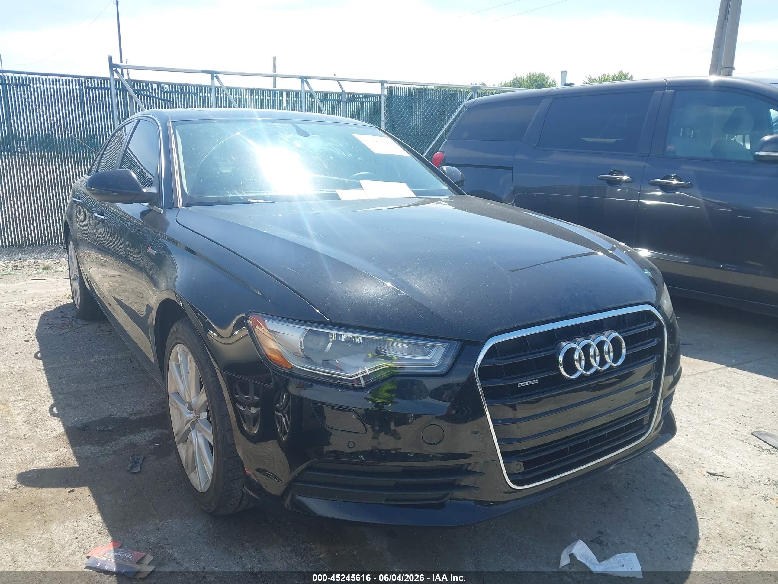 2013 Audi A6 3.0t Premium Black vin: WAUGGAFC8DN079893
