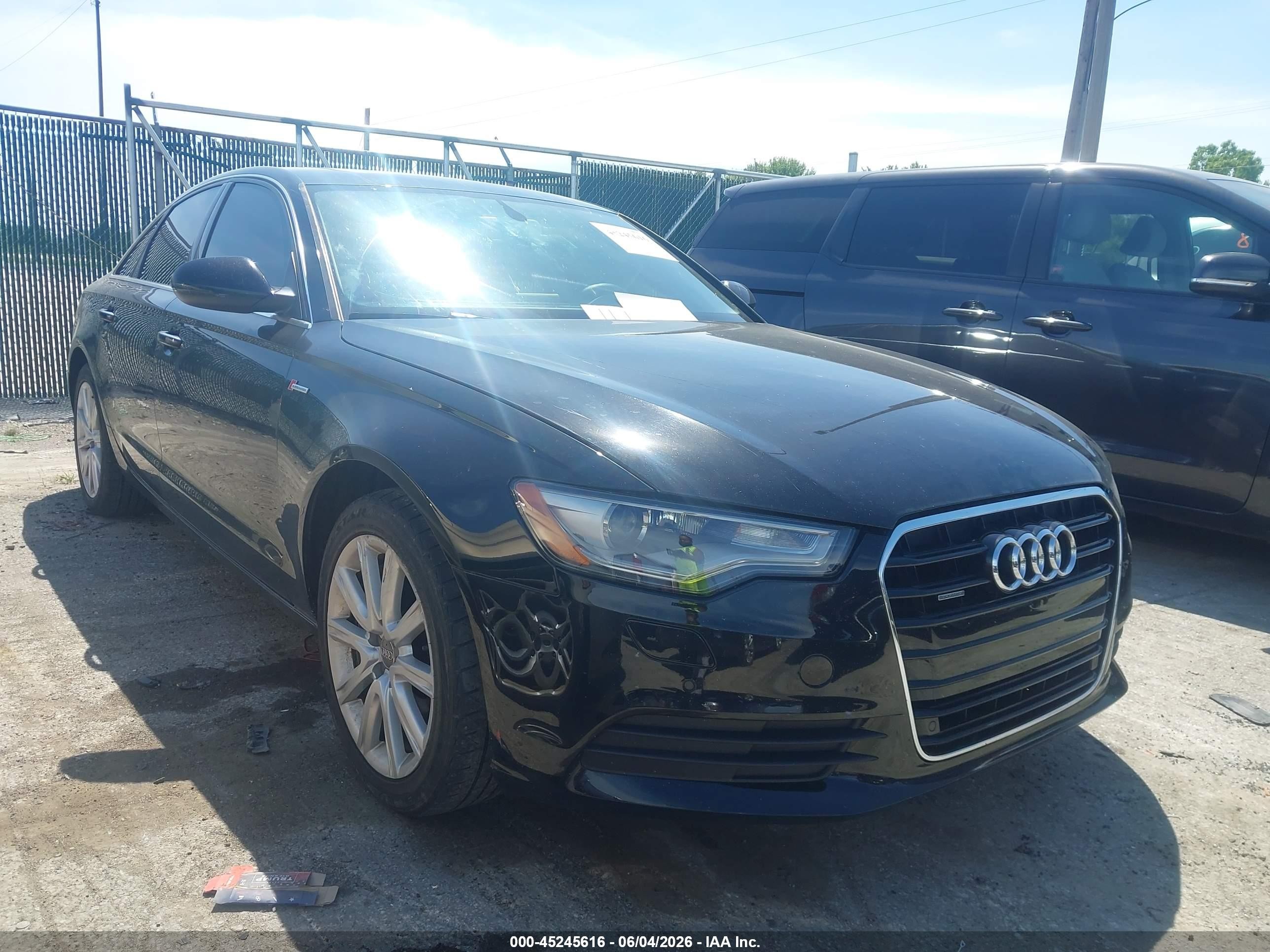 2013 Audi A6 3.0t Premium Black vin: WAUGGAFC8DN079893