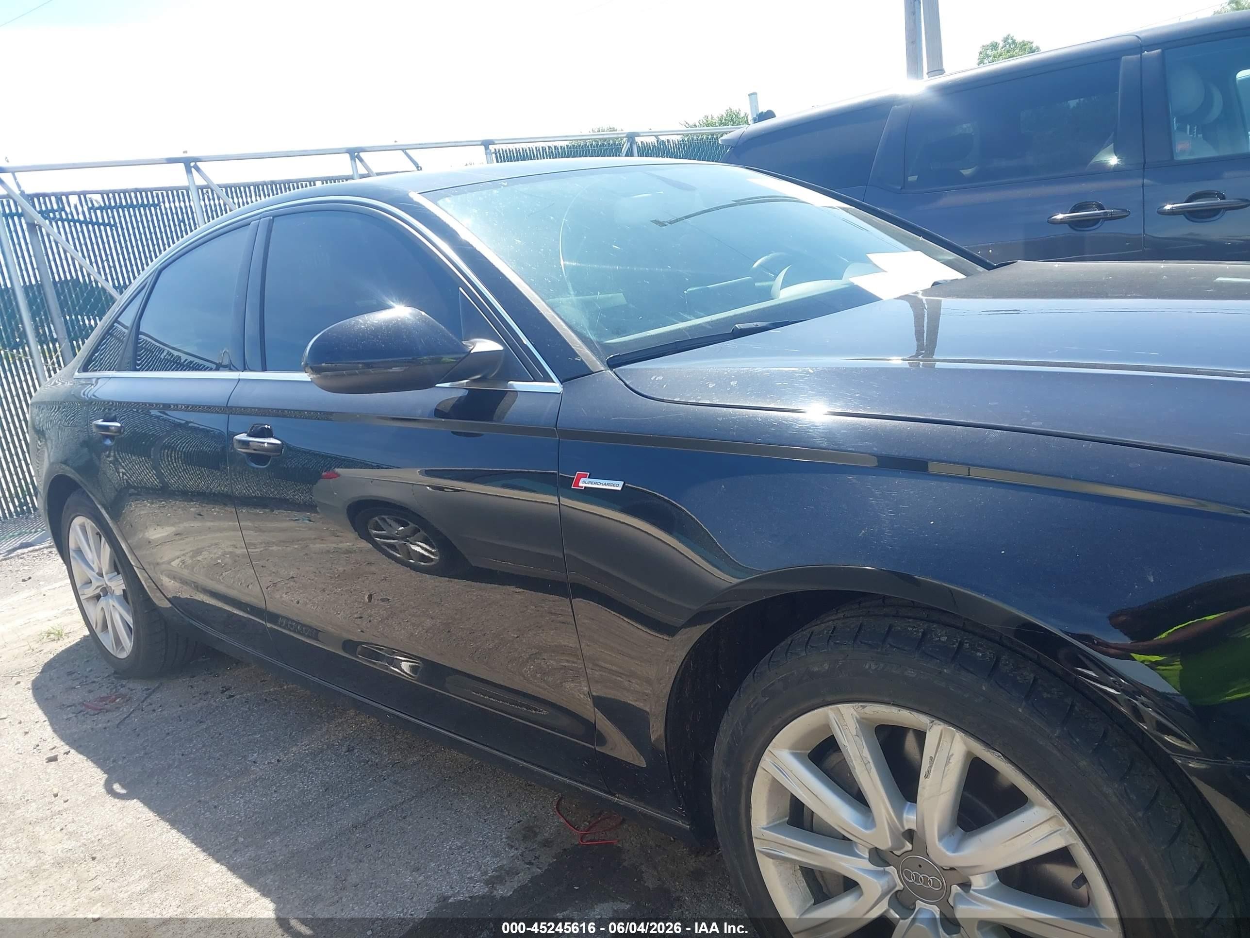 2013 Audi A6 3.0t Premium Black vin: WAUGGAFC8DN079893