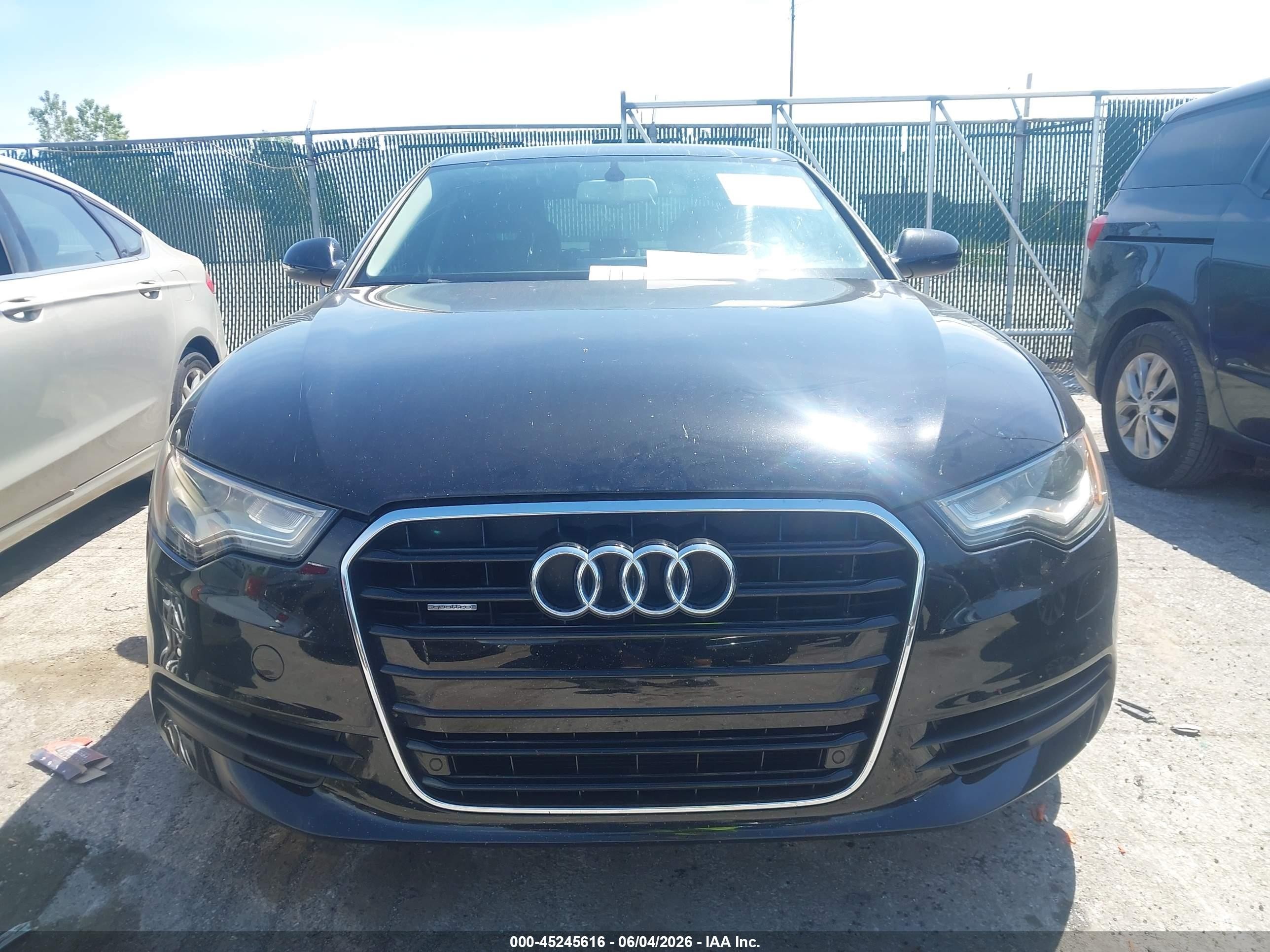 2013 Audi A6 3.0t Premium Black vin: WAUGGAFC8DN079893