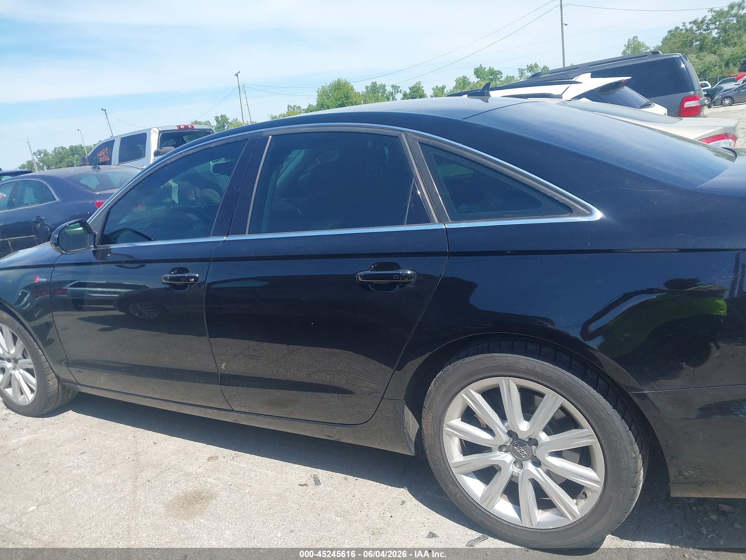 2013 Audi A6 3.0t Premium Black vin: WAUGGAFC8DN079893