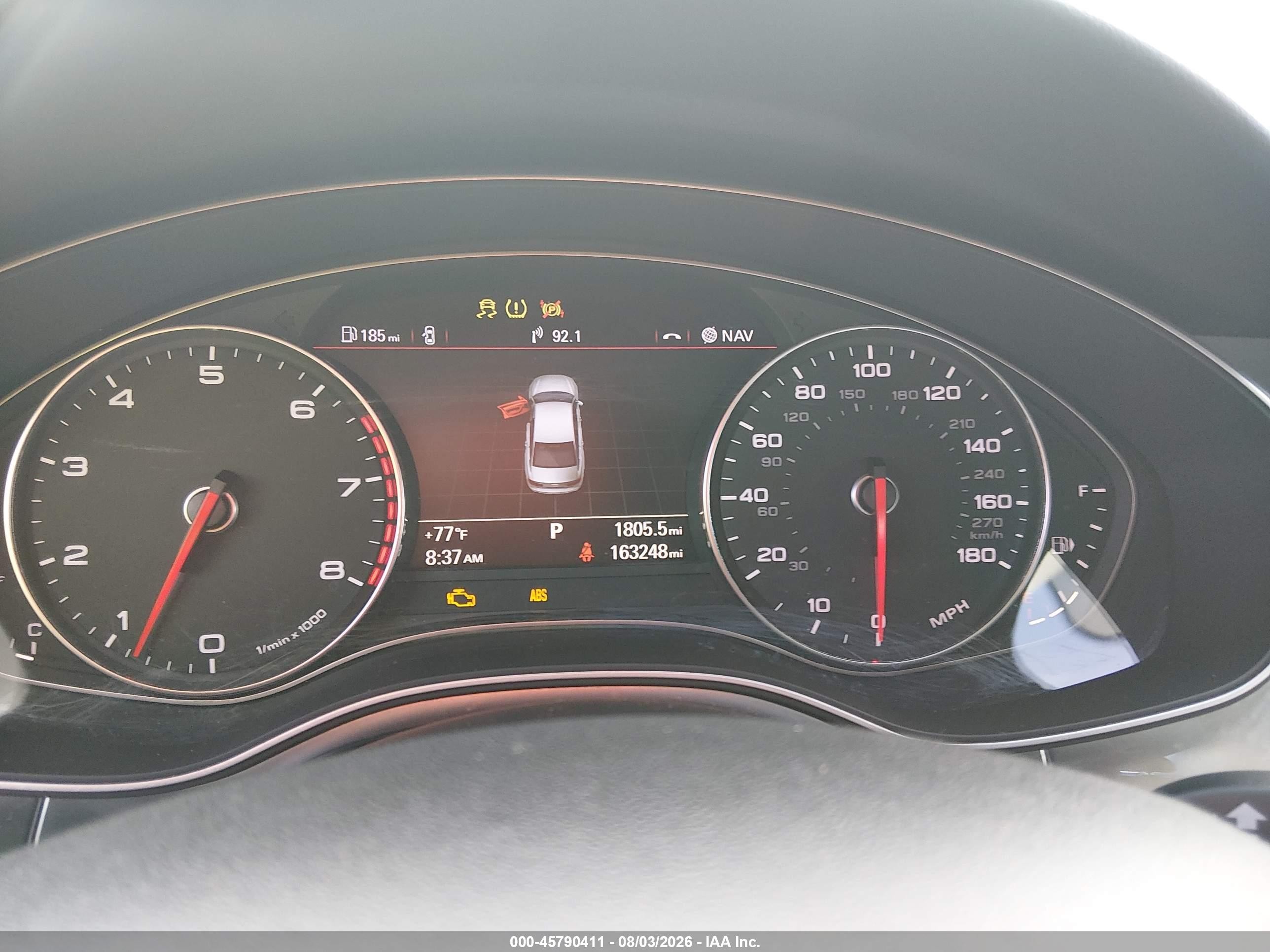 2012 Audi A6 3.0t Premium Plus Белый vin: WAUGGAFC9CN101785