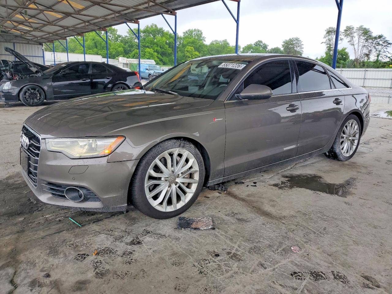 2012 Audi A6 Premium Plus Коричневый vin: WAUGGAFC9CN127402
