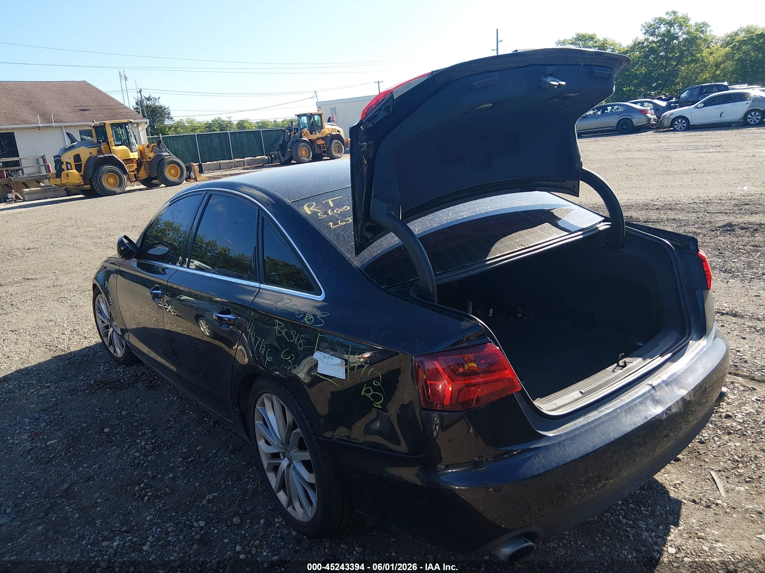 2013 Audi A6 3.0t Premium Black vin: WAUGGAFC9DN131354