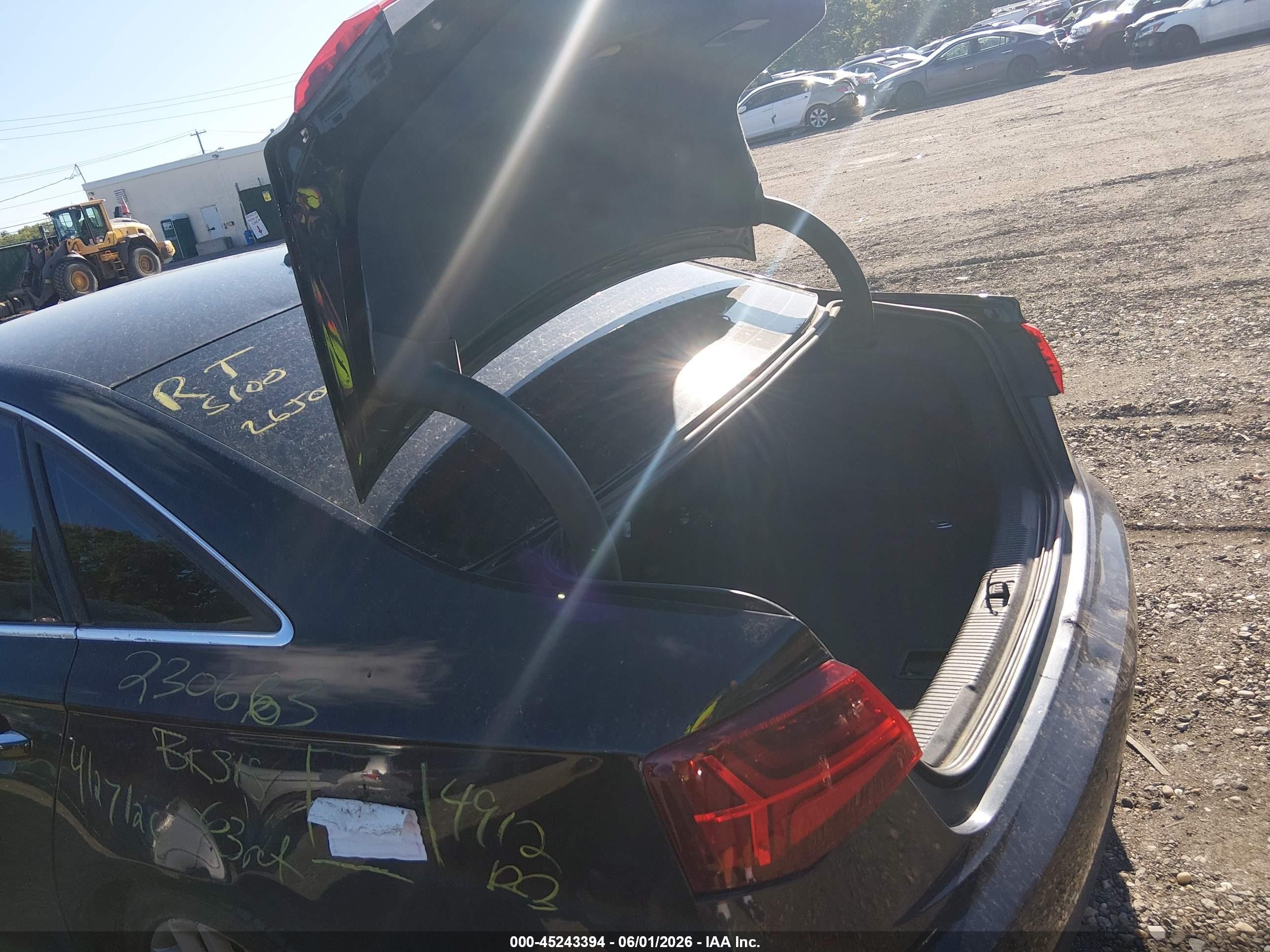 2013 Audi A6 3.0t Premium Black vin: WAUGGAFC9DN131354