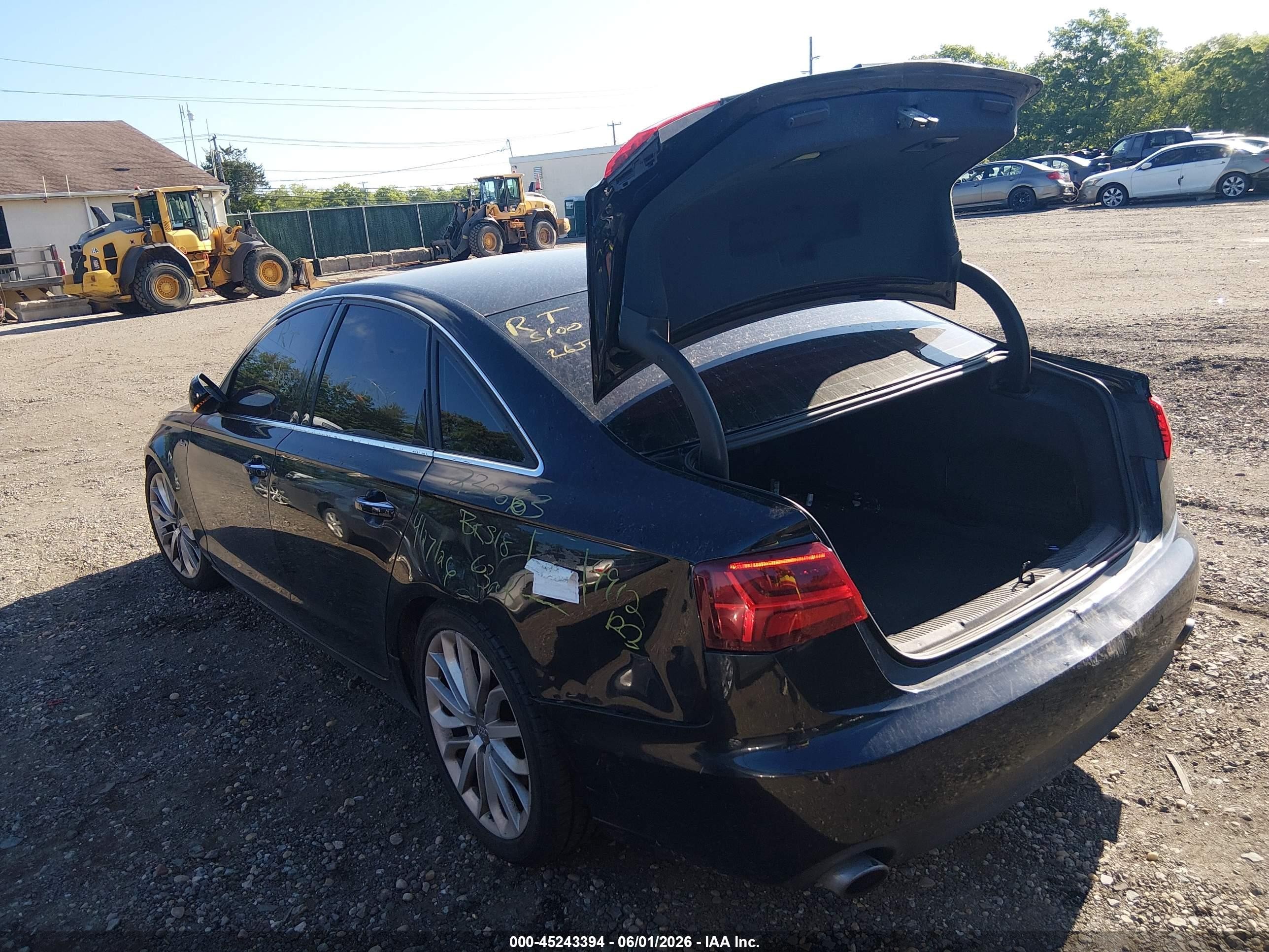 2013 Audi A6 3.0t Premium Black vin: WAUGGAFC9DN131354