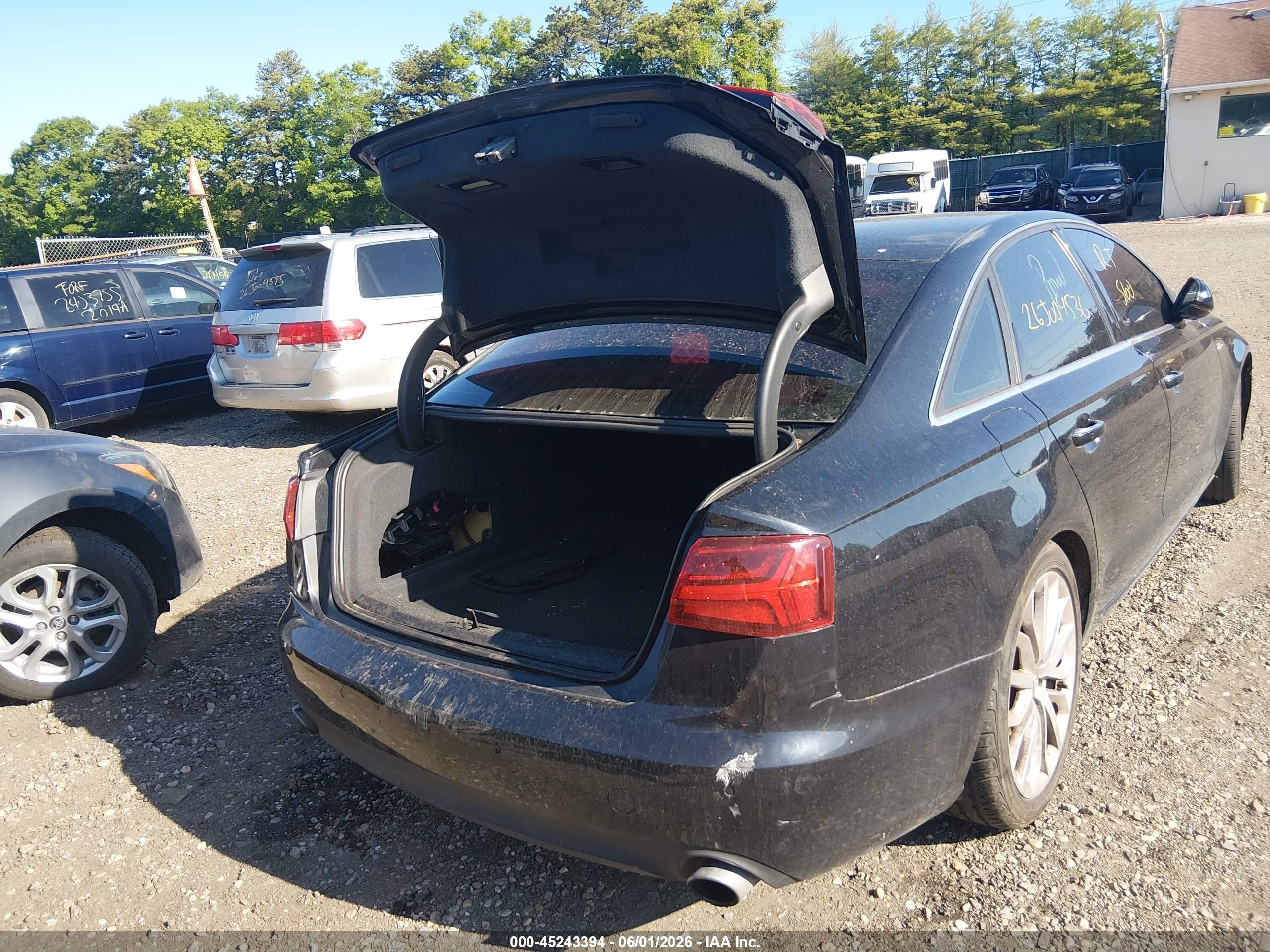 2013 Audi A6 3.0t Premium Black vin: WAUGGAFC9DN131354