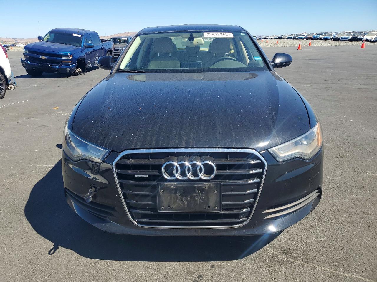 2013 Audi A6 Premium Plus Black vin: WAUGGAFC9DN154309
