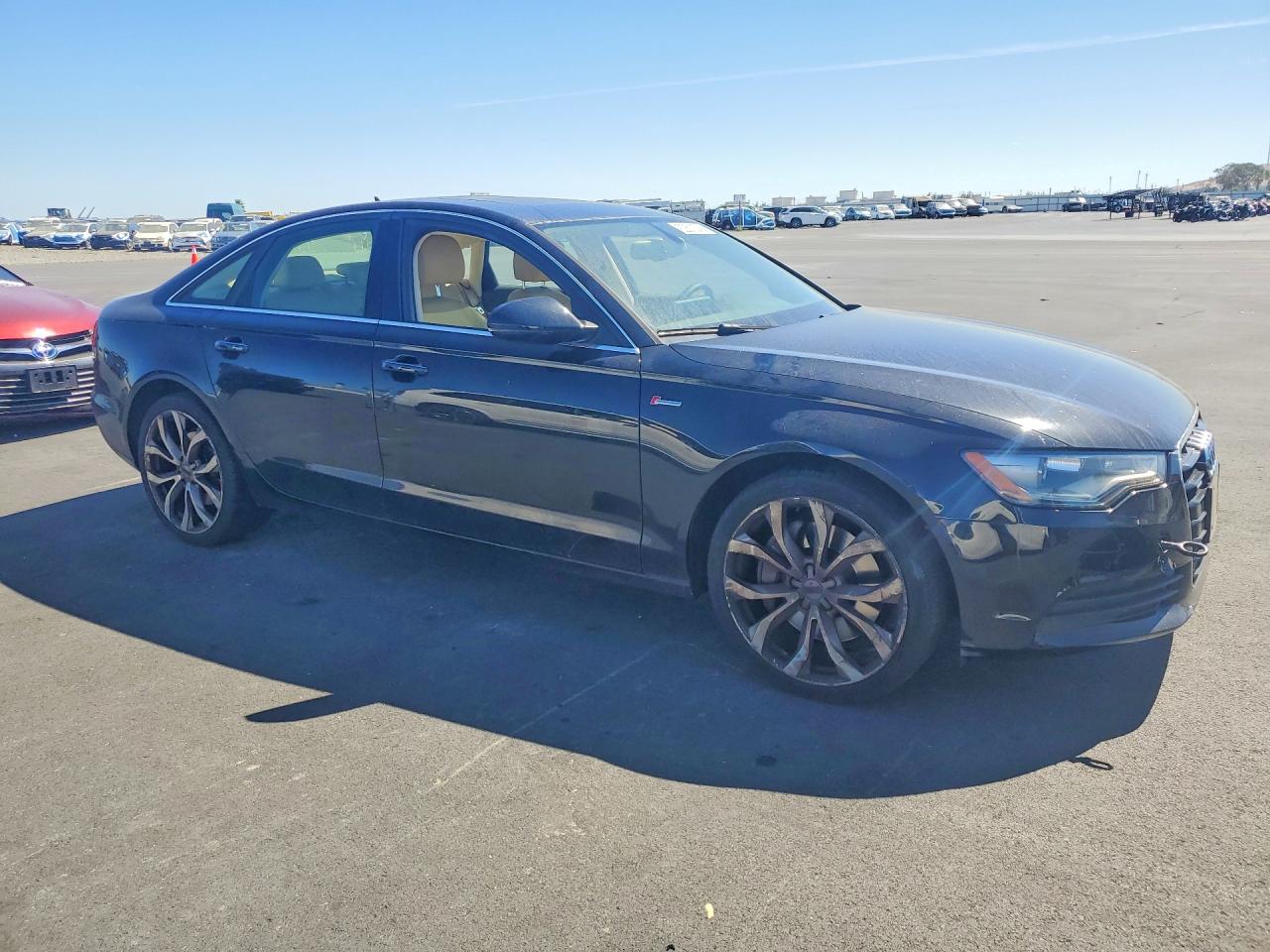 2013 Audi A6 Premium Plus Black vin: WAUGGAFC9DN154309