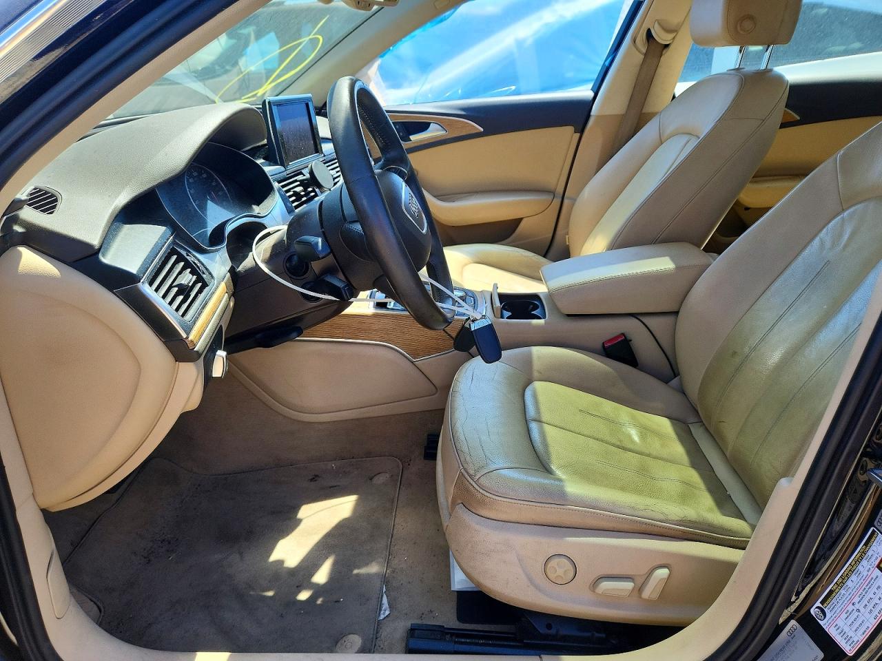 2013 Audi A6 Premium Plus Black vin: WAUGGAFC9DN154309