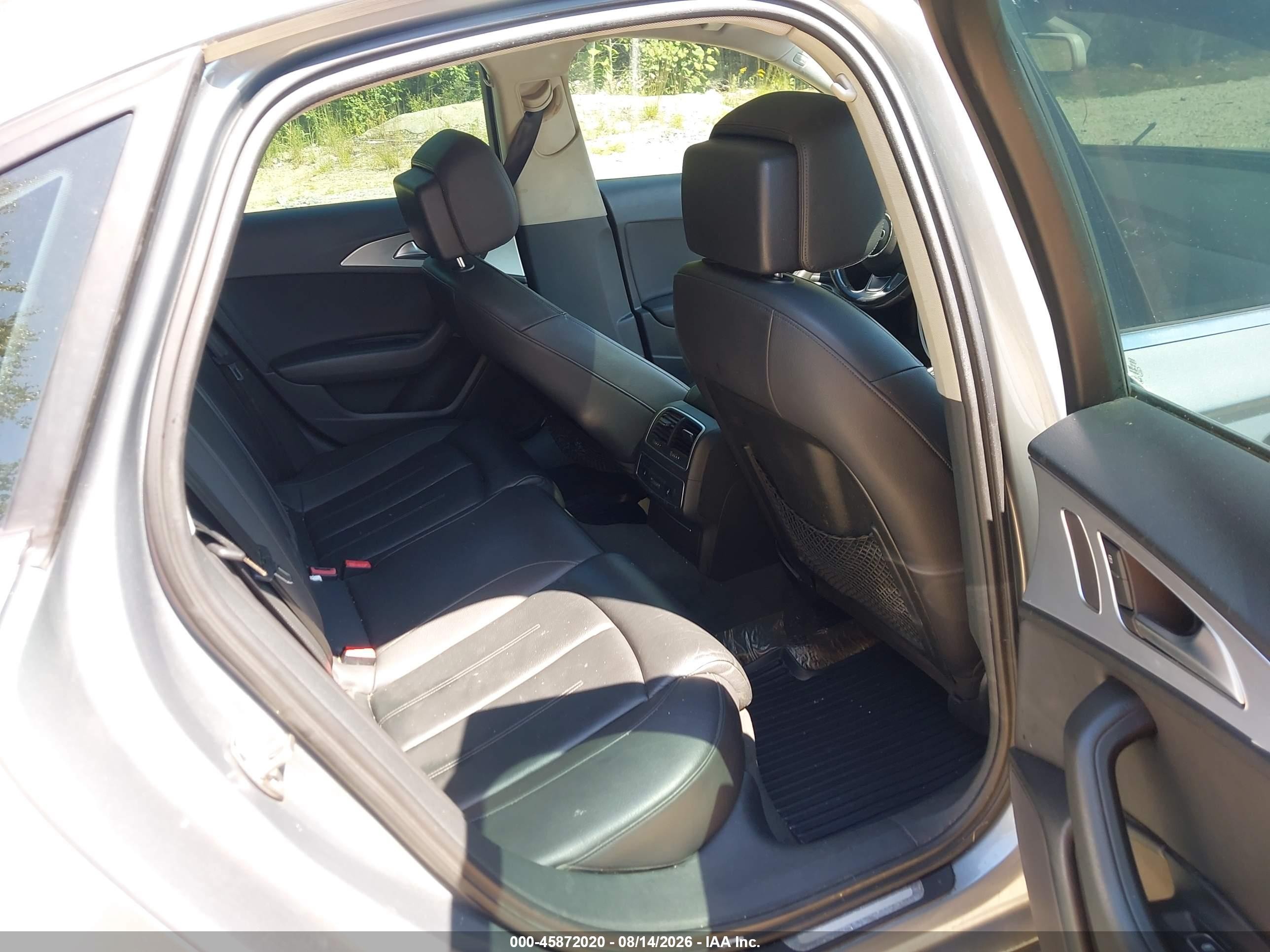 2012 Audi A6 3.0t Premium Plus Silver vin: WAUGGAFCXCN039054