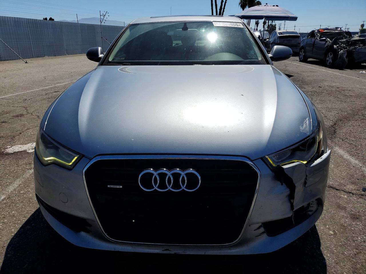 2012 Audi A6 Premium Plus Silver vin: WAUGGAFCXCN152230