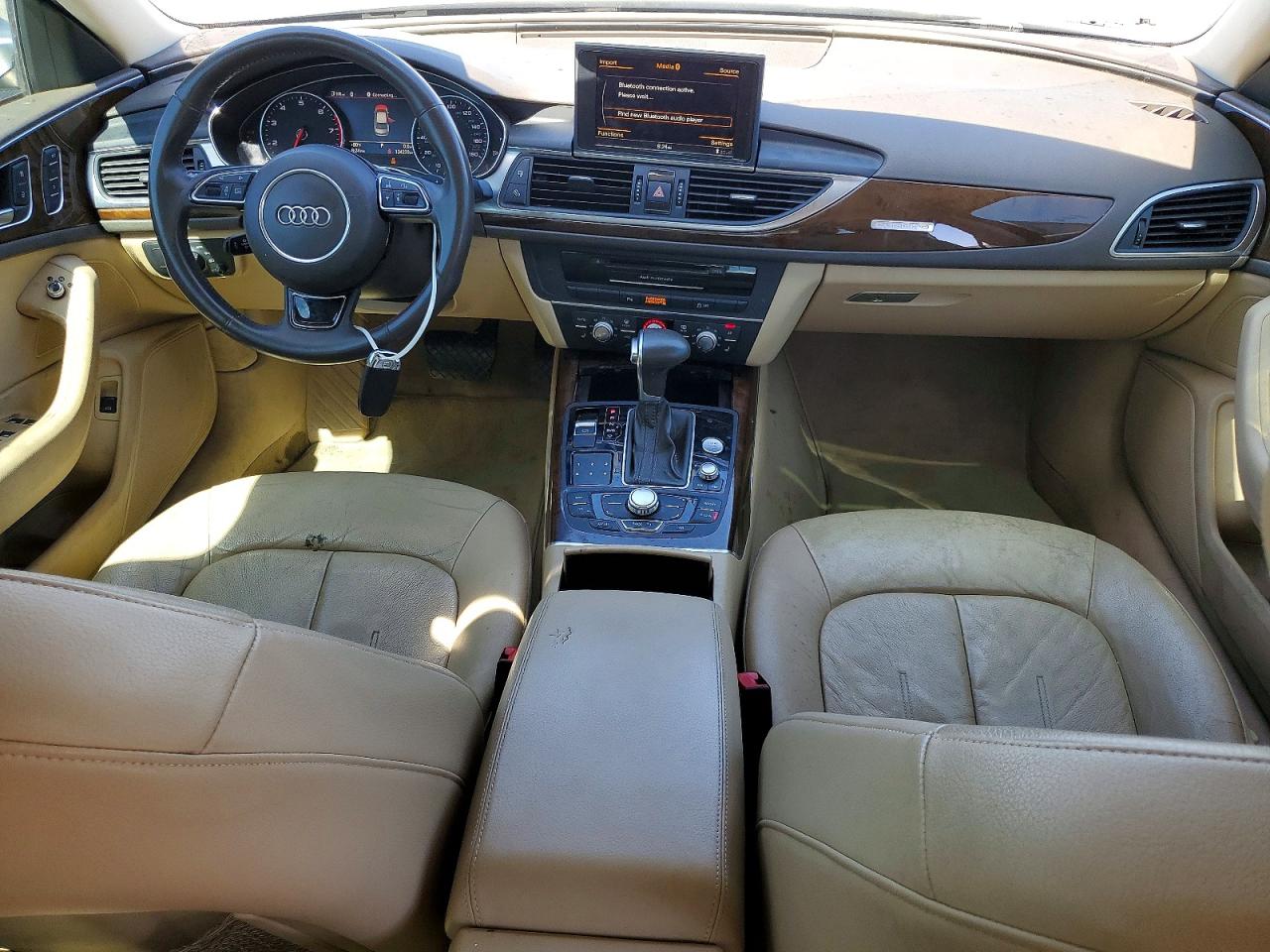 2012 Audi A6 Premium Plus Silver vin: WAUGGAFCXCN152230