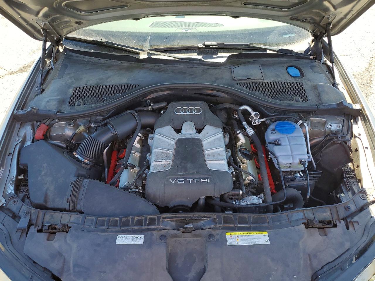 2012 Audi A6 Premium Plus Silver vin: WAUGGAFCXCN152230