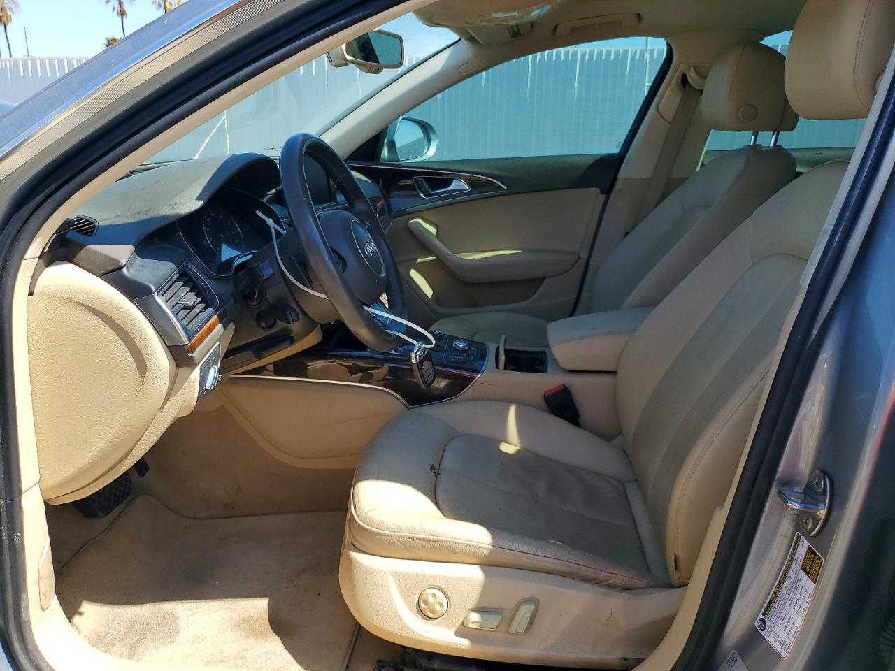 2012 Audi A6 Premium Plus Silver vin: WAUGGAFCXCN152230