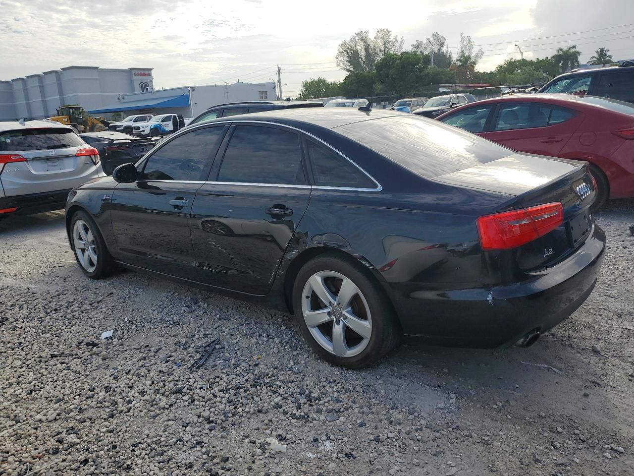 2012 Audi A6 Premium Plus Black vin: WAUGGAFCXCN156083
