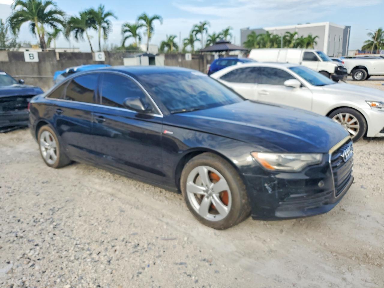 2012 Audi A6 Premium Plus Black vin: WAUGGAFCXCN156083