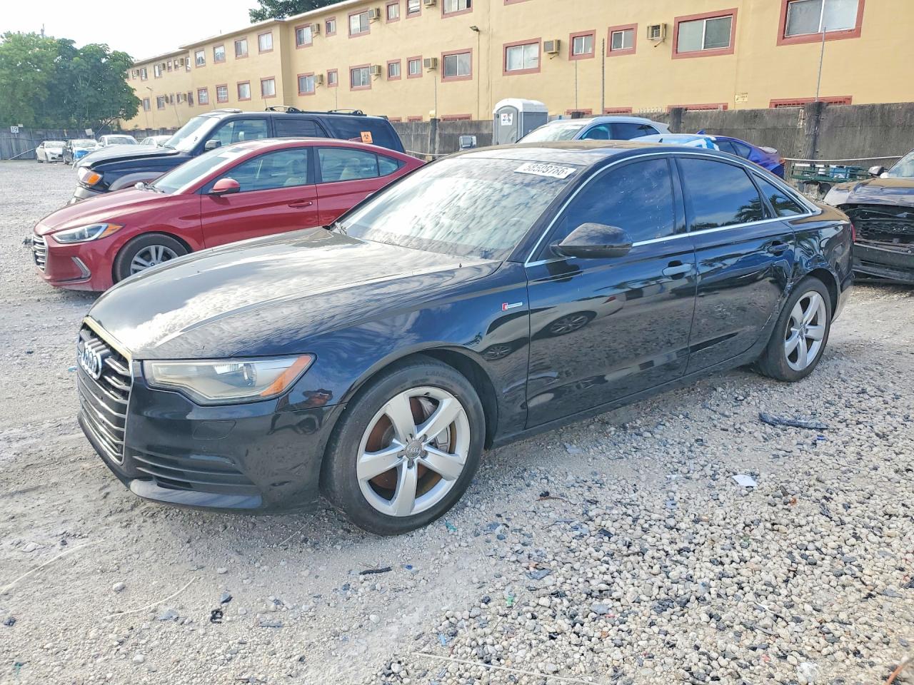 2012 Audi A6 Premium Plus Black vin: WAUGGAFCXCN156083