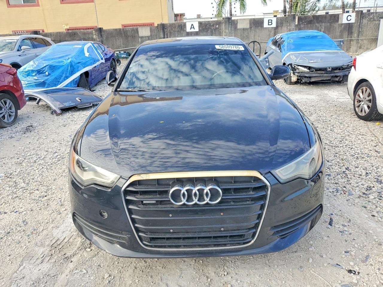 2012 Audi A6 Premium Plus Black vin: WAUGGAFCXCN156083