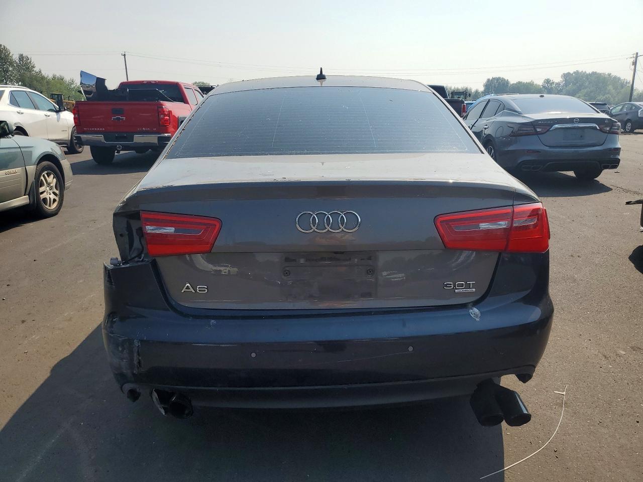 2012 Audi A6 Brown vin: WAUGGAFCXCN170579