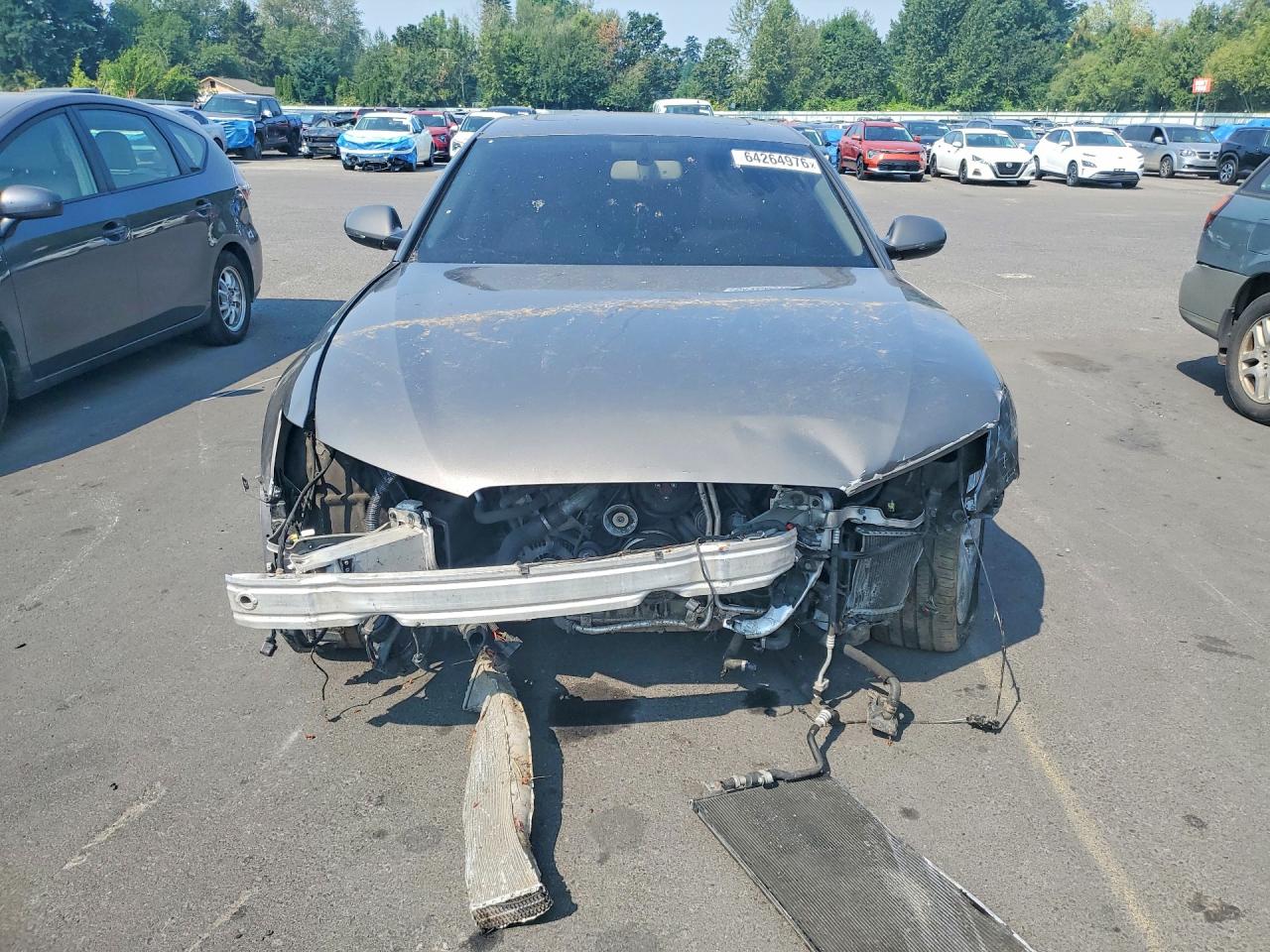 2012 Audi A6 Brown vin: WAUGGAFCXCN170579