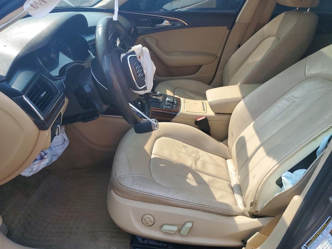 2012 Audi A6 Brown vin: WAUGGAFCXCN170579
