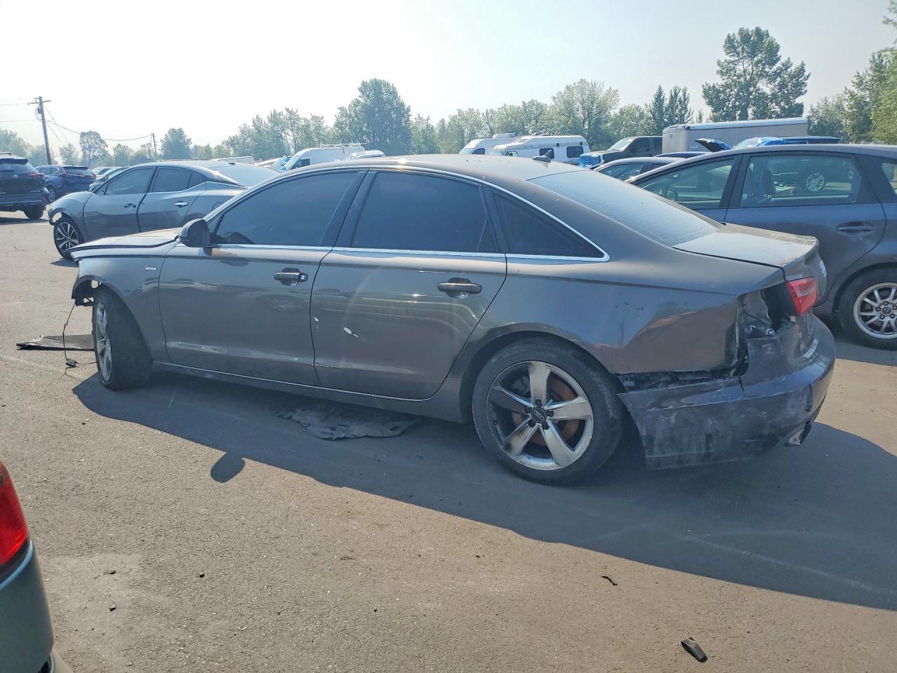 2012 Audi A6 Brown vin: WAUGGAFCXCN170579