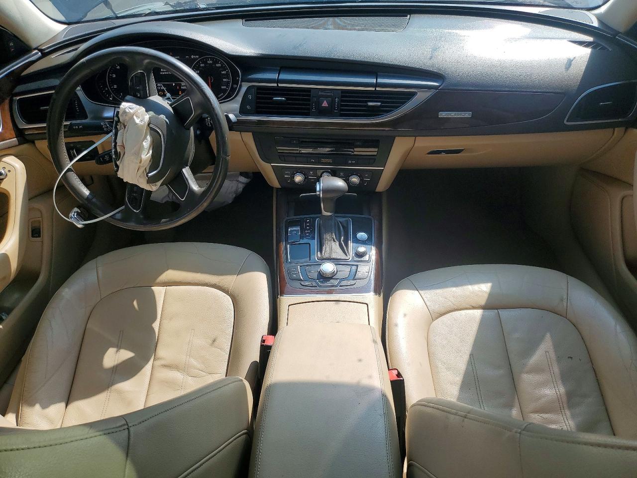2012 Audi A6 Brown vin: WAUGGAFCXCN170579