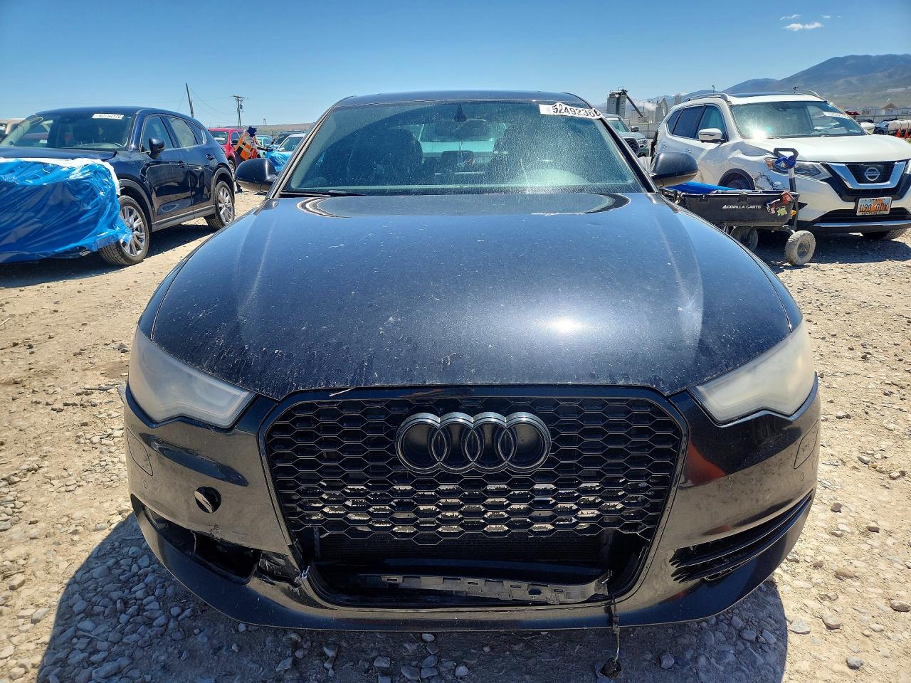 2012 Audi A6 Premium Plus Black vin: WAUGGAFCXCN174700