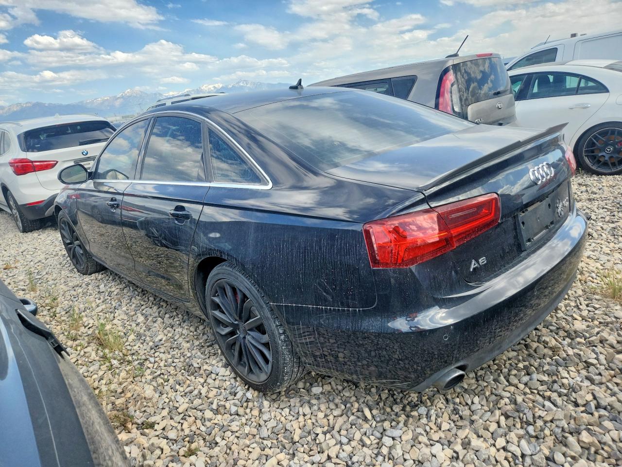 2012 Audi A6 Premium Plus Black vin: WAUGGAFCXCN174700