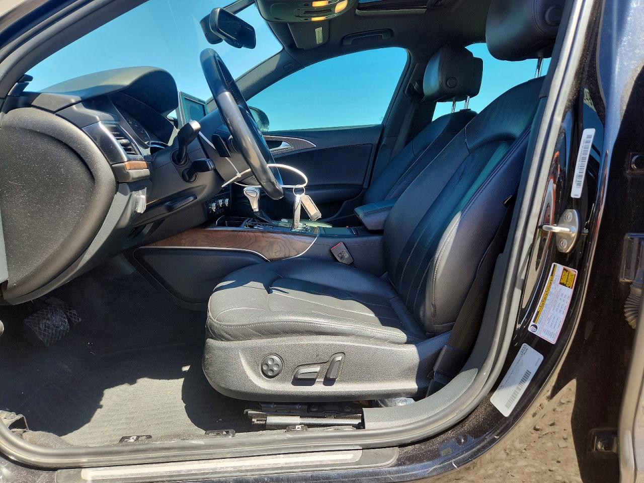 2012 Audi A6 Premium Plus Black vin: WAUGGAFCXCN174700