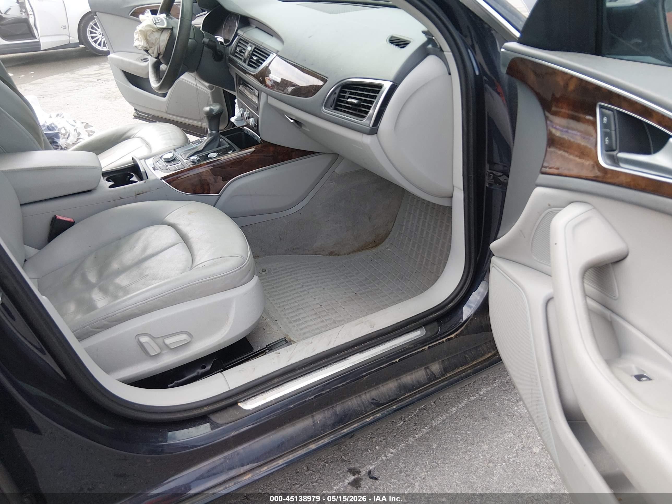 2013 Audi A6 3.0t Premium Black vin: WAUGGAFCXDN033174