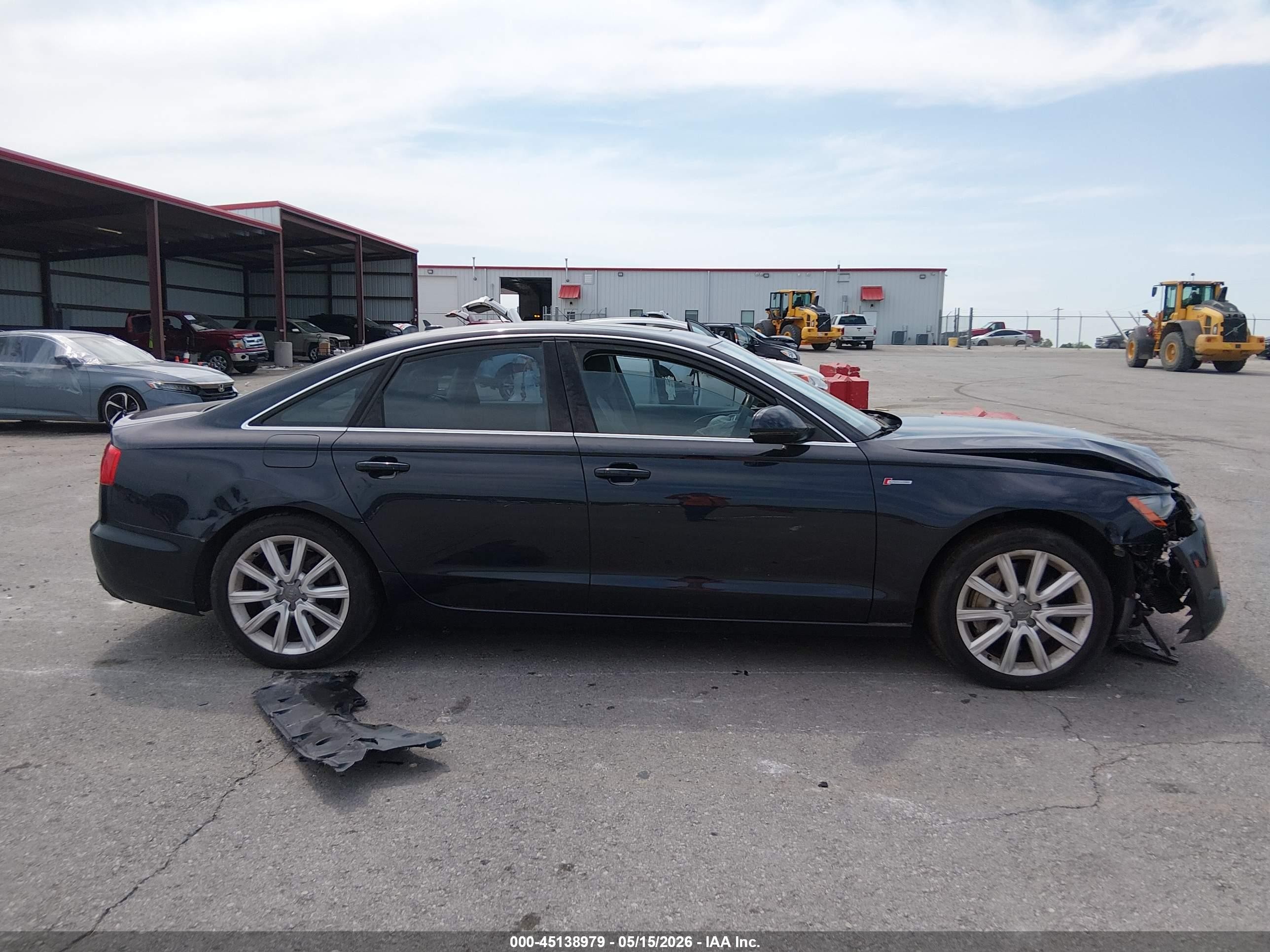2013 Audi A6 3.0t Premium Black vin: WAUGGAFCXDN033174