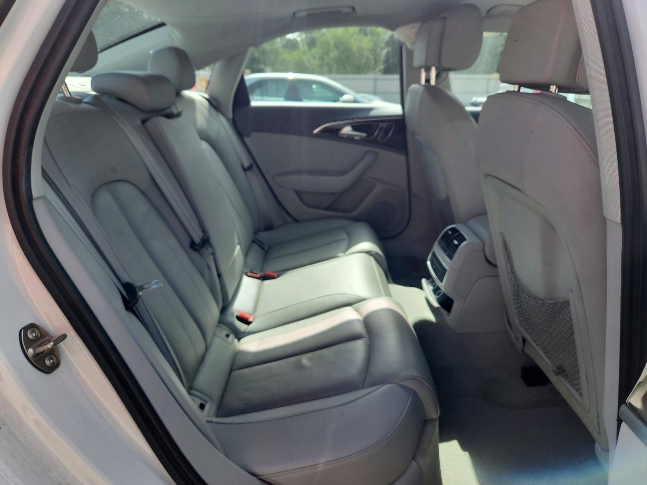 2013 Audi A6 Premium Plus White vin: WAUGGAFCXDN142072