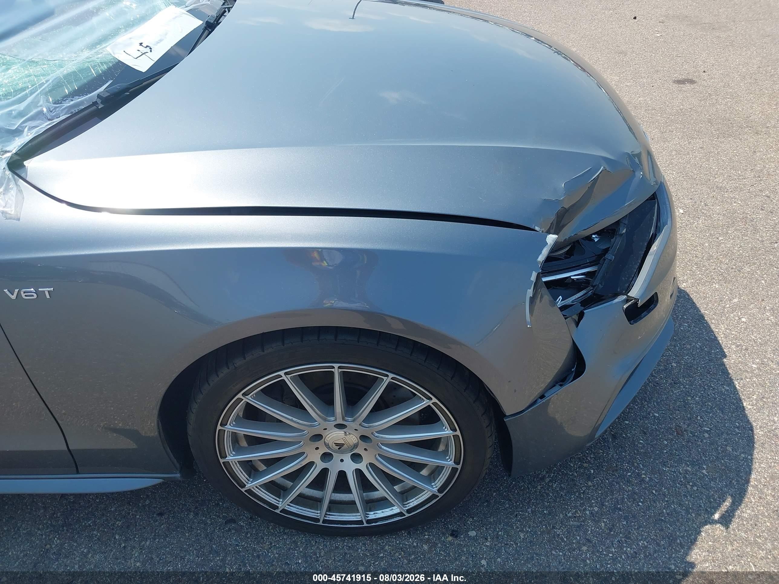 2013 Audi S5 3.0t Premium Plus Серый vin: WAUGGAFR2DA002108