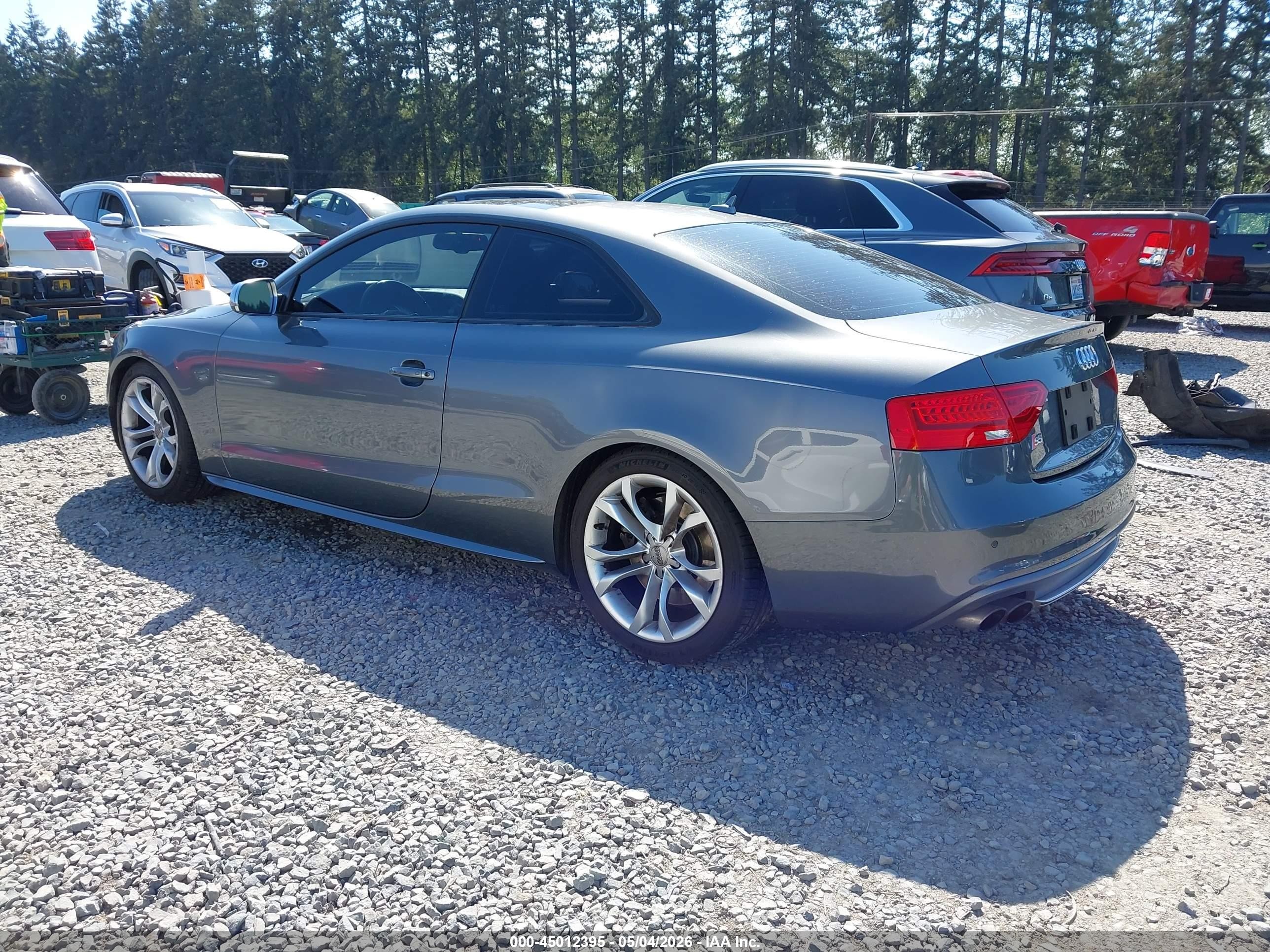 2015 Audi S5 3.0t Premium Plus Gray vin: WAUGGAFR3FA021785