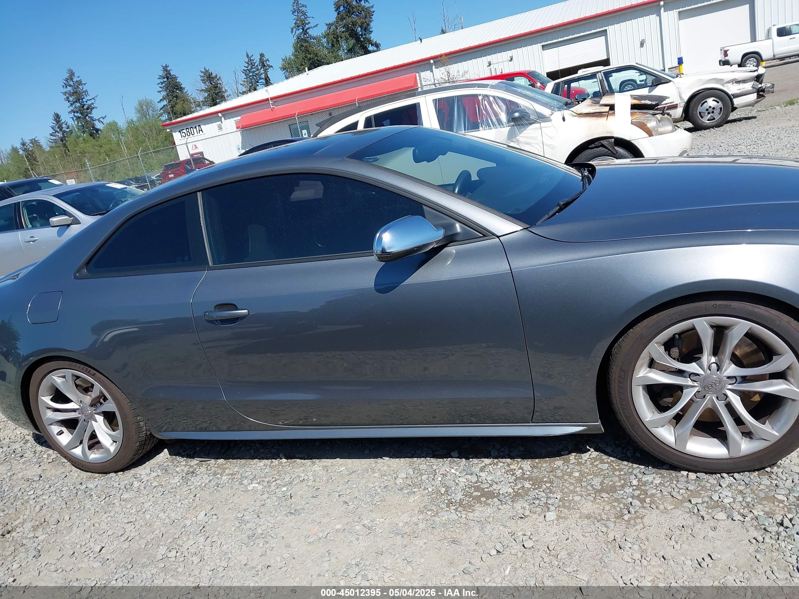 2015 Audi S5 3.0t Premium Plus Gray vin: WAUGGAFR3FA021785