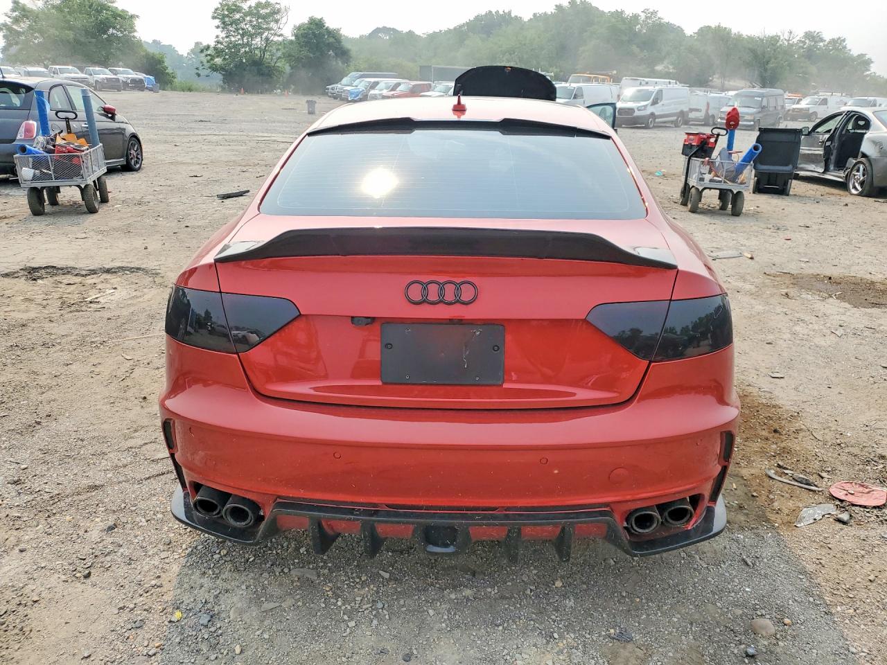 2014 Audi S5 Premium Plus Красный vin: WAUGGAFR4EA067379