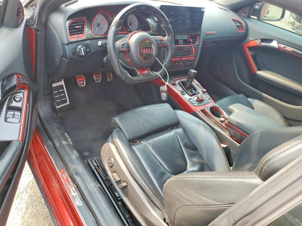 2014 Audi S5 Premium Plus Красный vin: WAUGGAFR4EA067379
