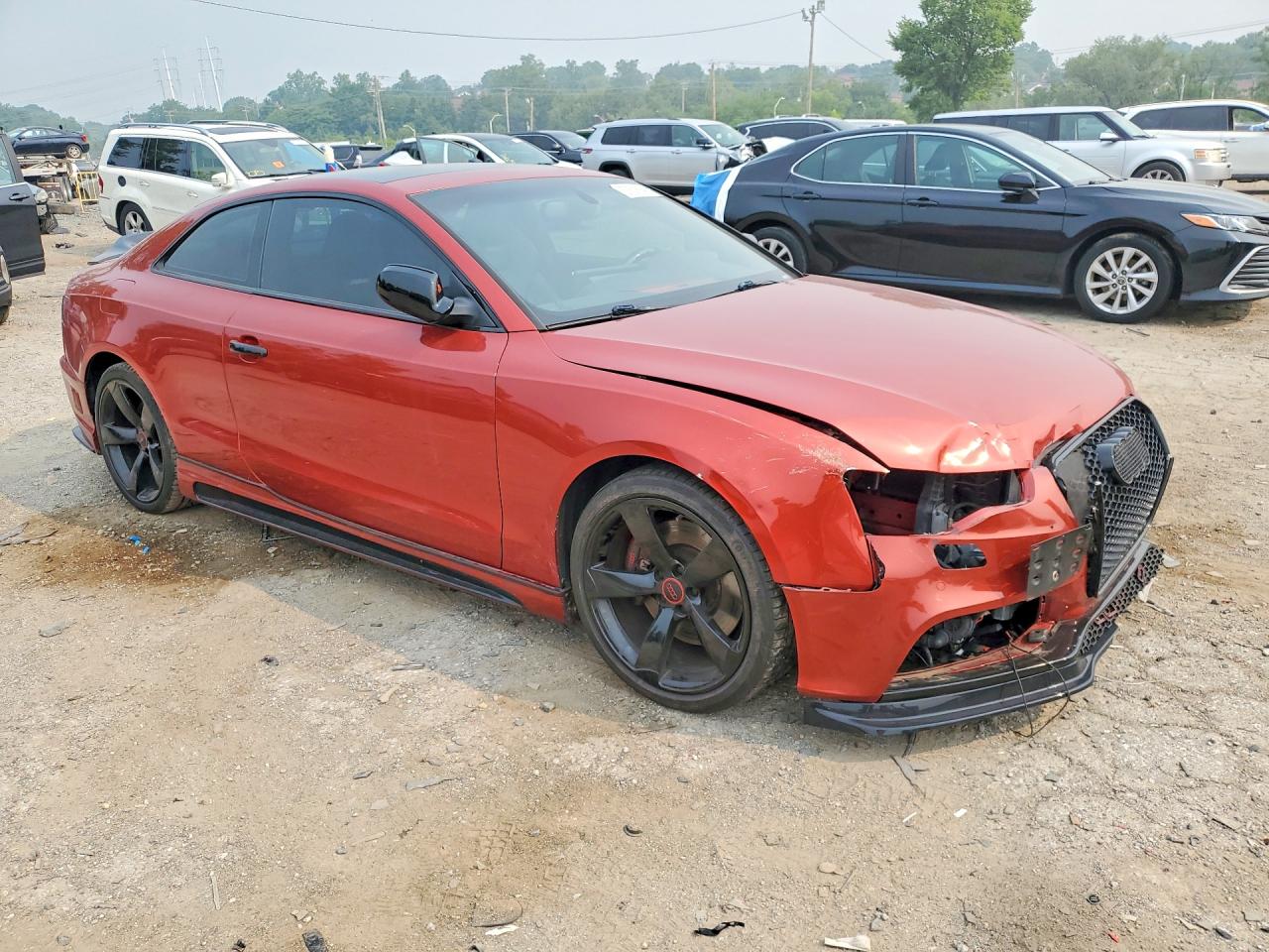 2014 Audi S5 Premium Plus Красный vin: WAUGGAFR4EA067379