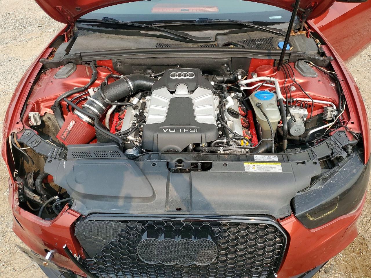 2014 Audi S5 Premium Plus Красный vin: WAUGGAFR4EA067379