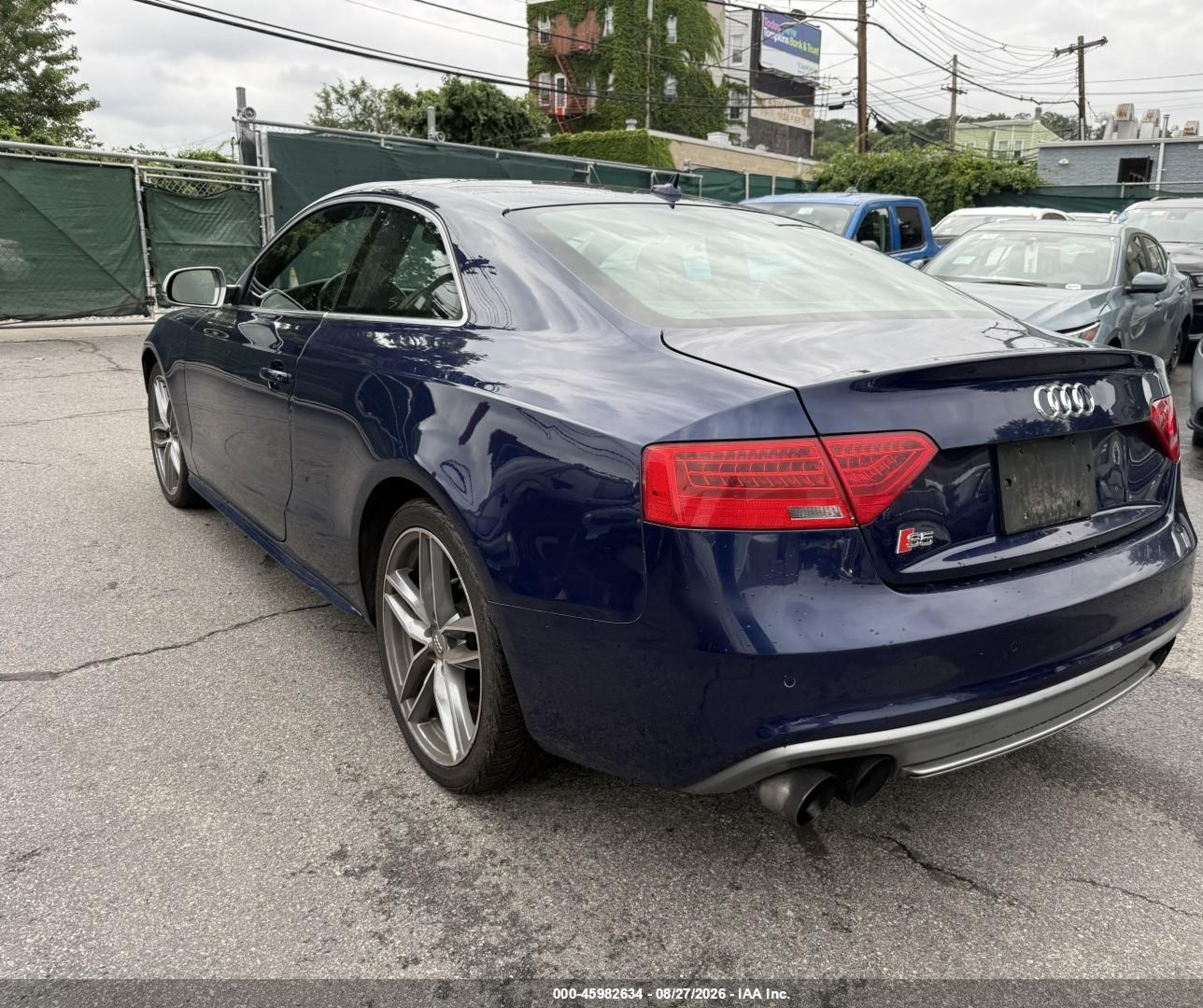 2013 Audi S5 3.0t Premium Plus Синий vin: WAUGGAFRXDA066297