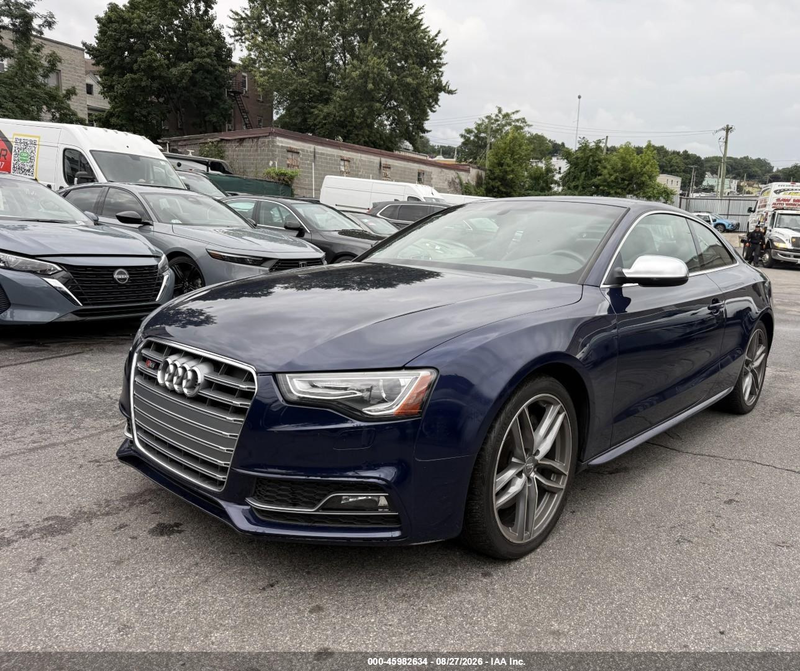 2013 Audi S5 3.0t Premium Plus Синий vin: WAUGGAFRXDA066297