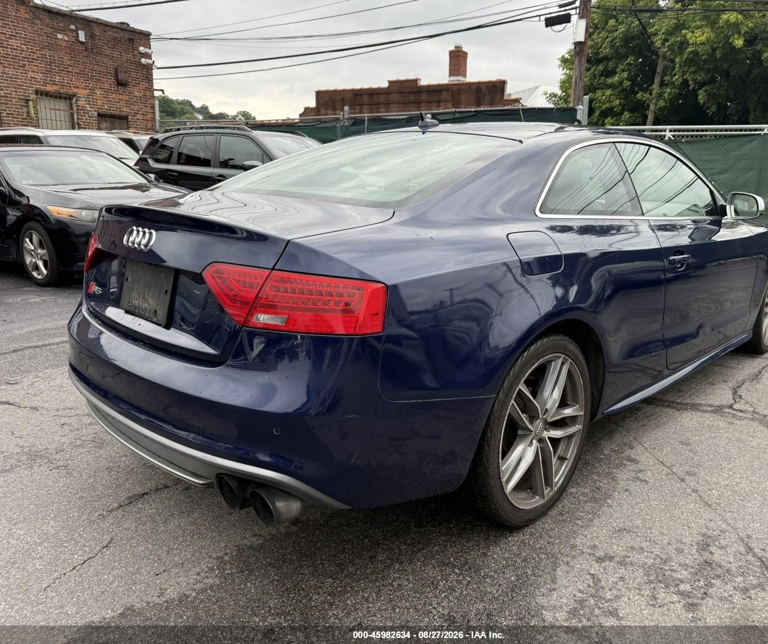 2013 Audi S5 3.0t Premium Plus Синий vin: WAUGGAFRXDA066297