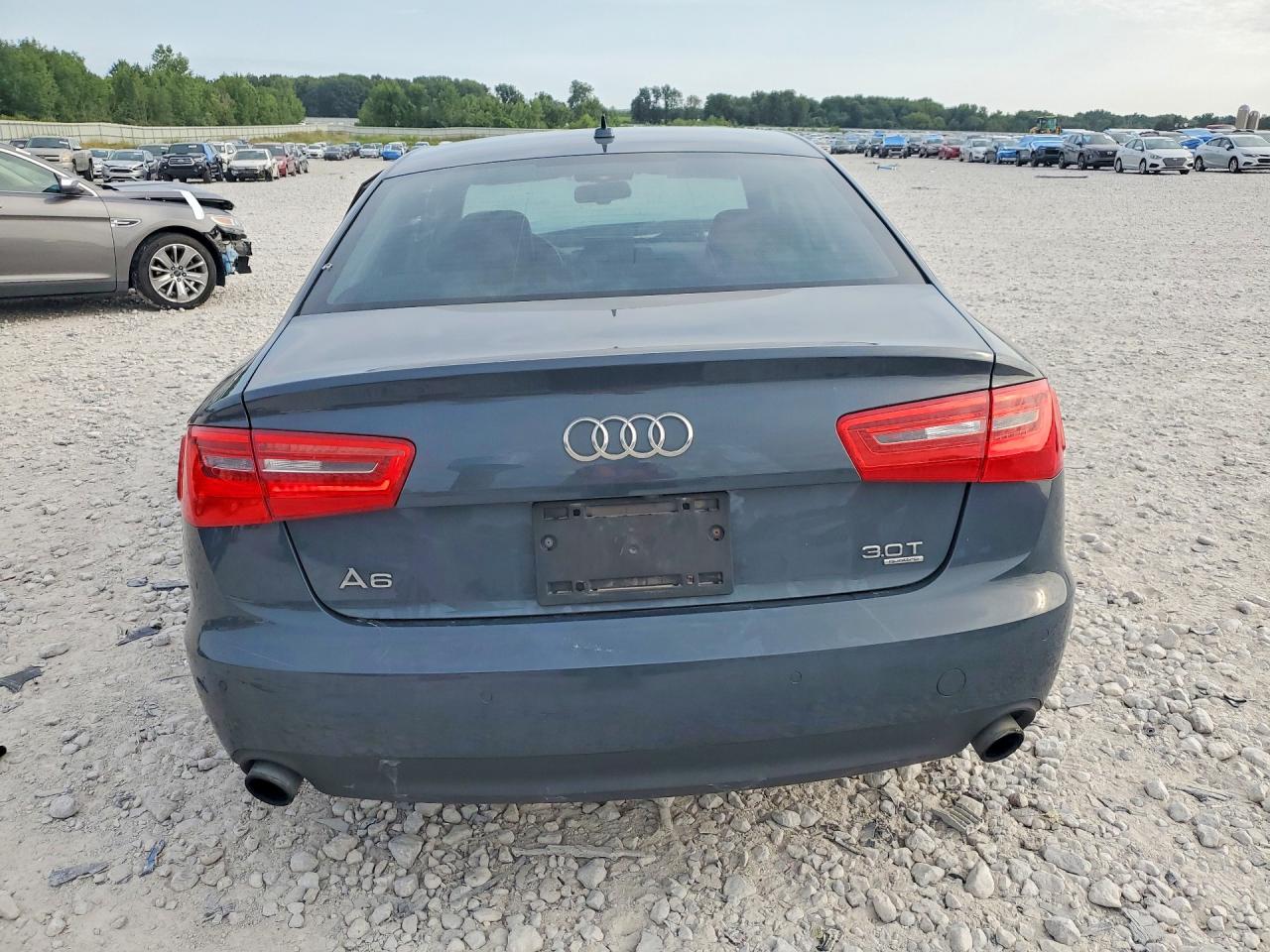 2013 Audi A6 Premium Plus Charcoal vin: WAUGGBFC3DN136992